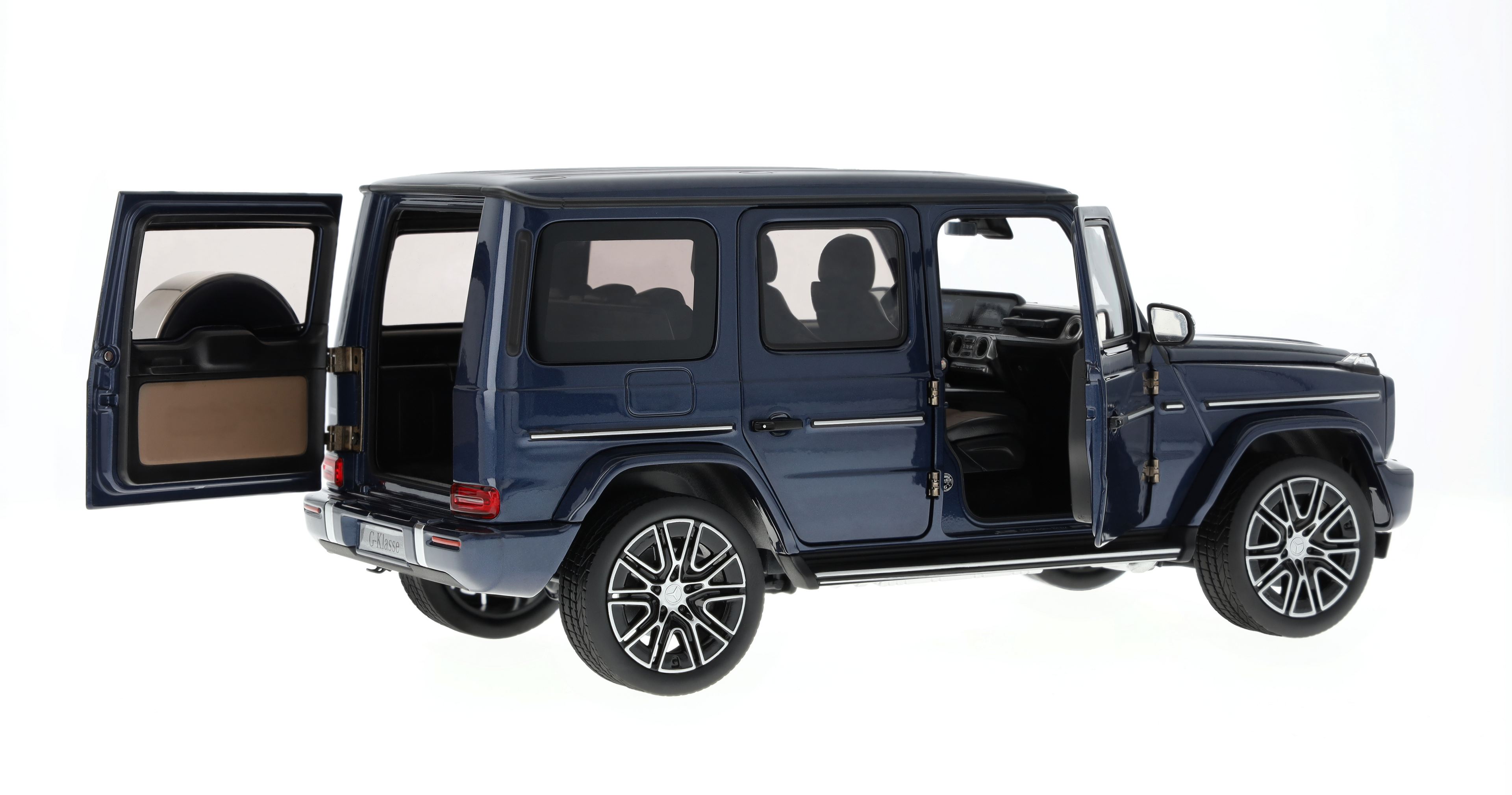 G-Class, Samochody terenowe, AMG Line, W465 - niebieski sodalitu, Norev, 1:18