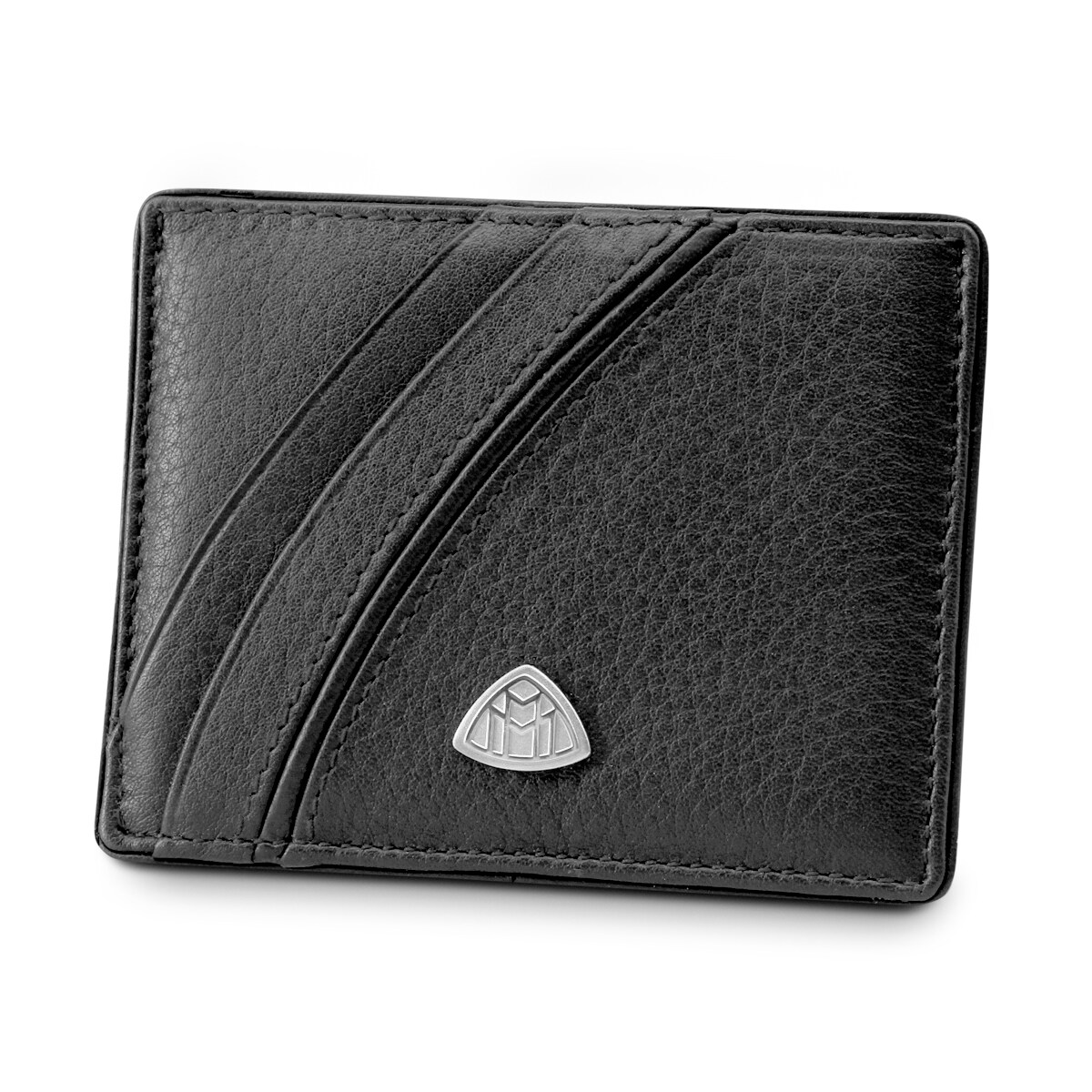 Etui na karty kredytowe, Mercedes-Maybach - czerń, skóra