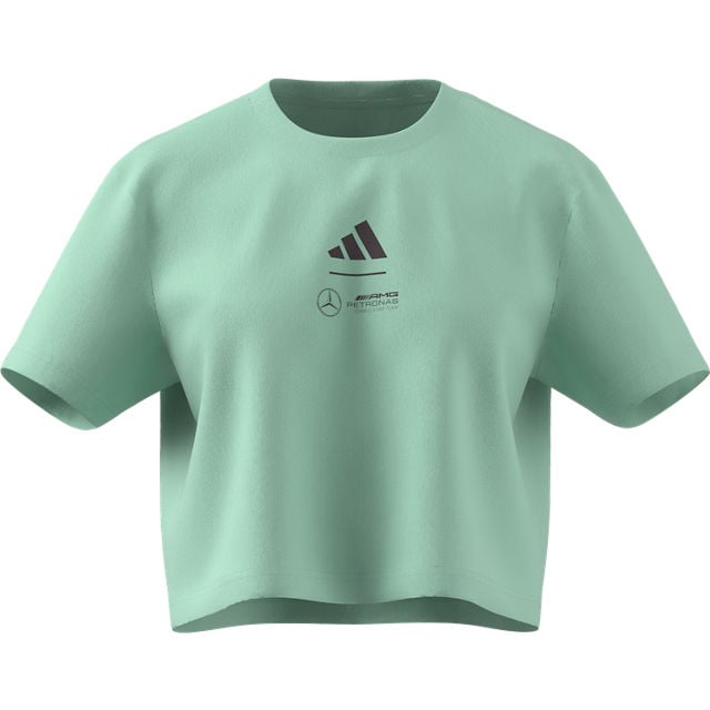 T-shirt damski, Mercedes-AMG F1 - zielony, XL