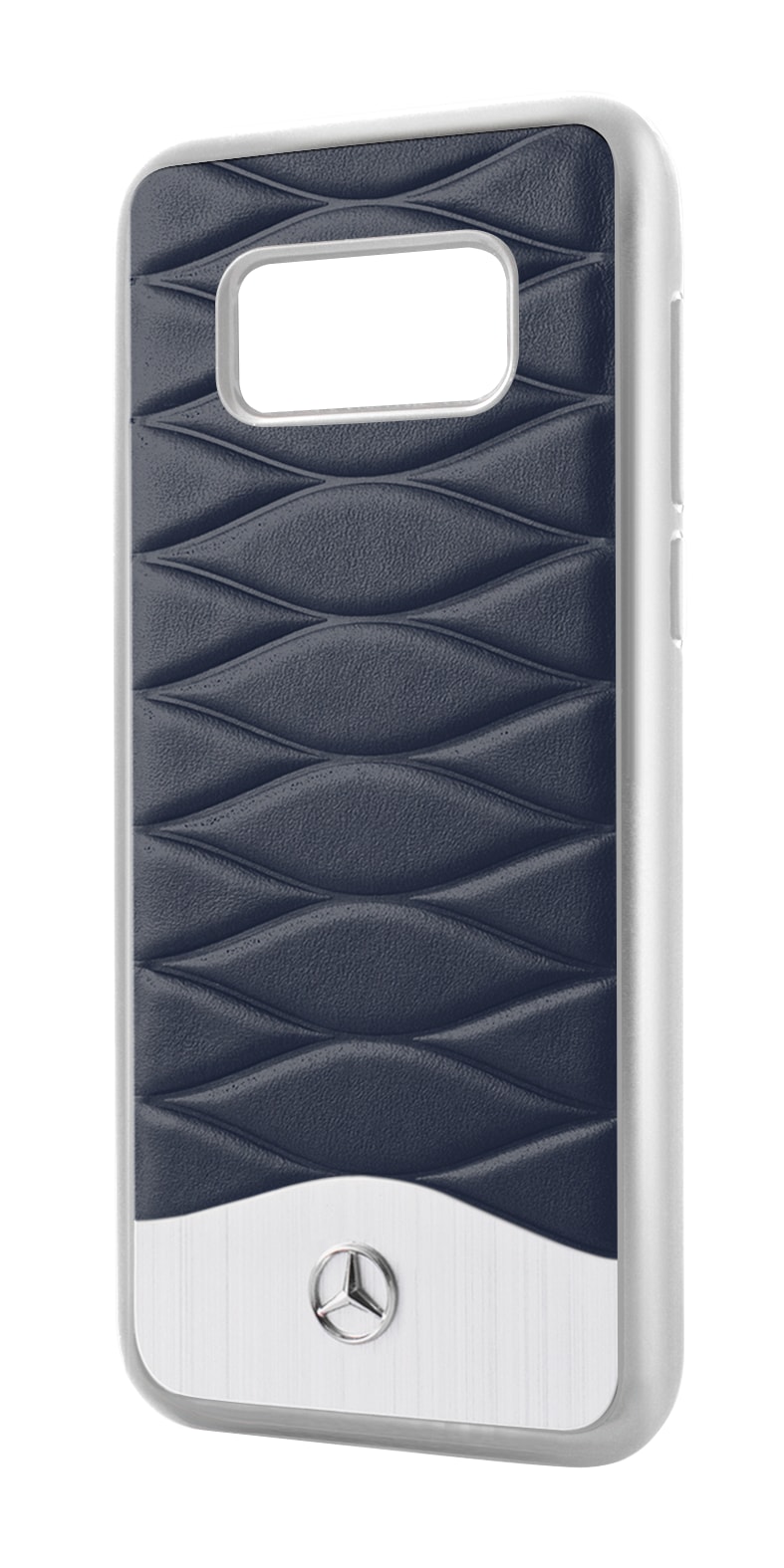 Etui na Samsung Galaxy S8 - niebieski, poliwęglan / skóra bydlęca