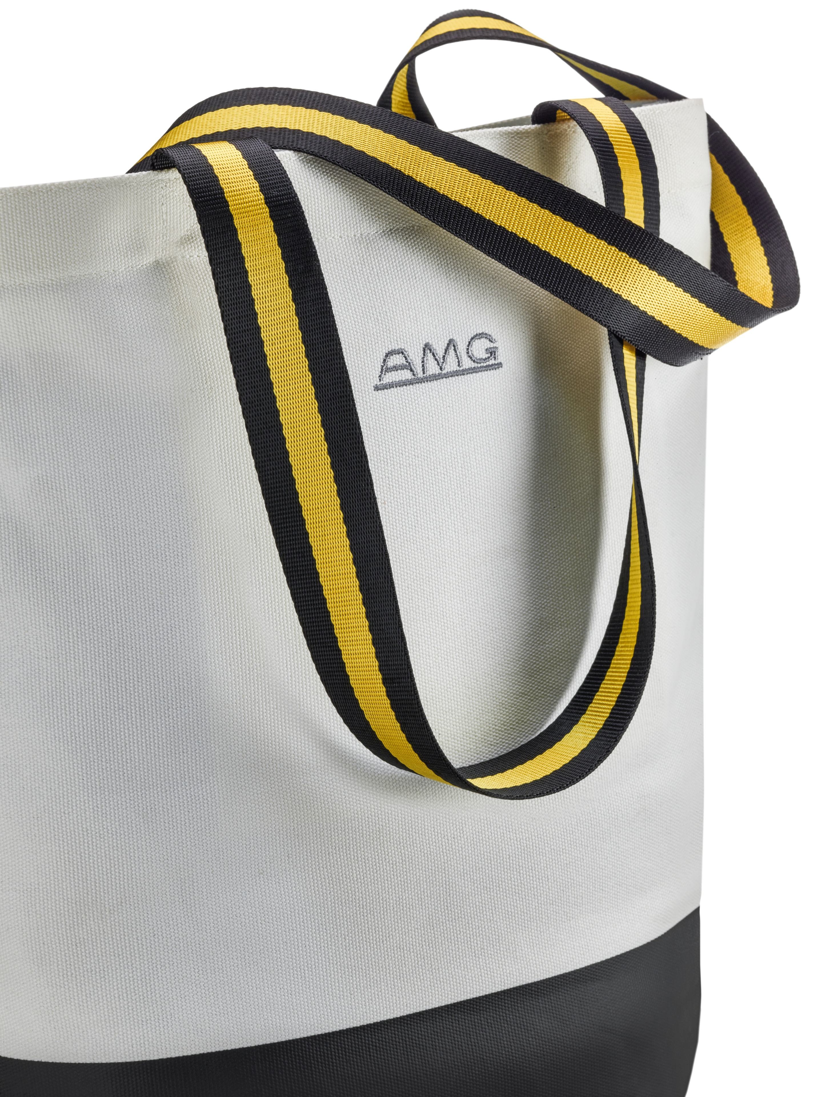 Torba na zakupy AMG - offwhite / czerń, bawełna