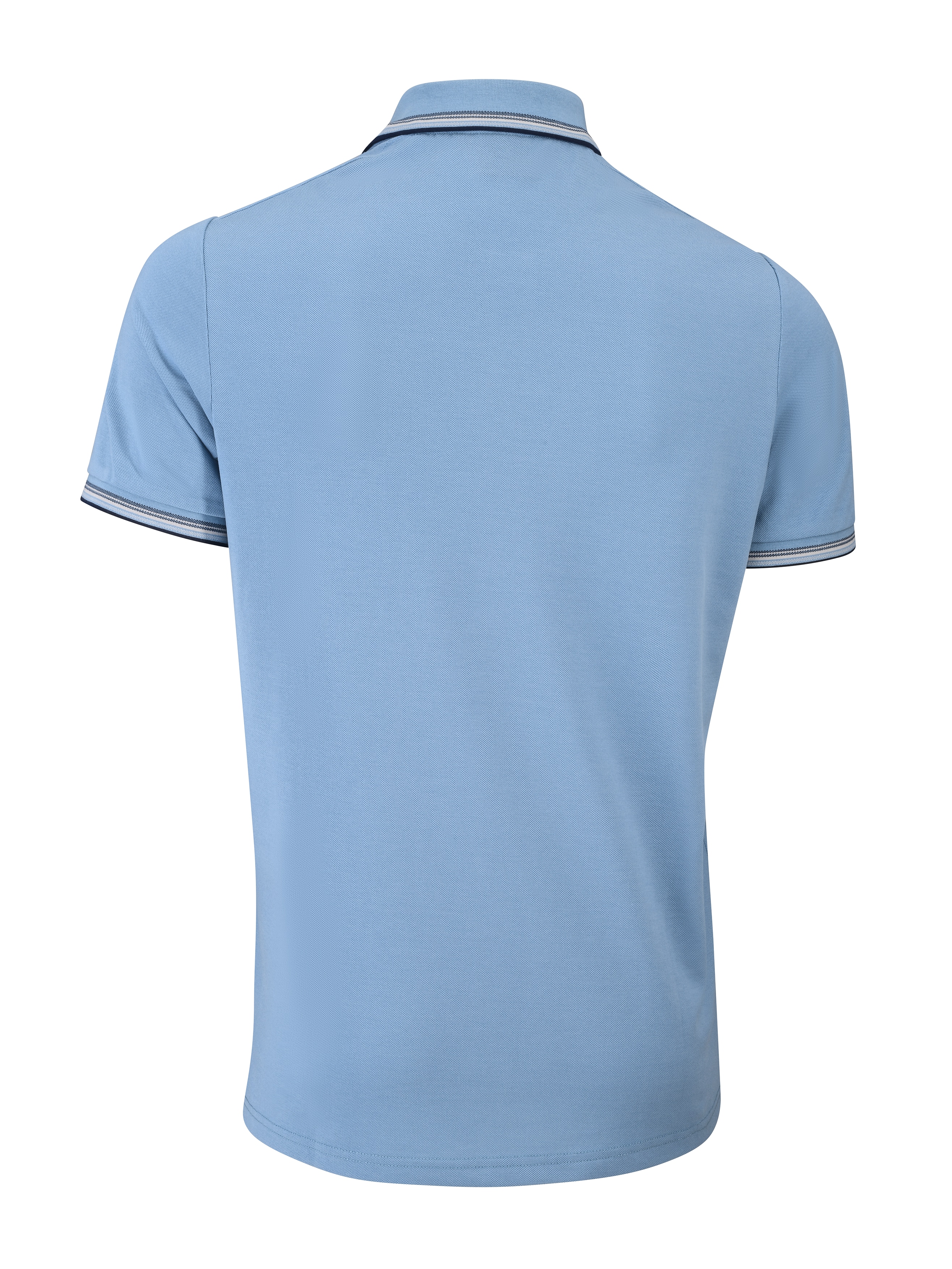 Męska koszulka polo - niebieski vintage, M
