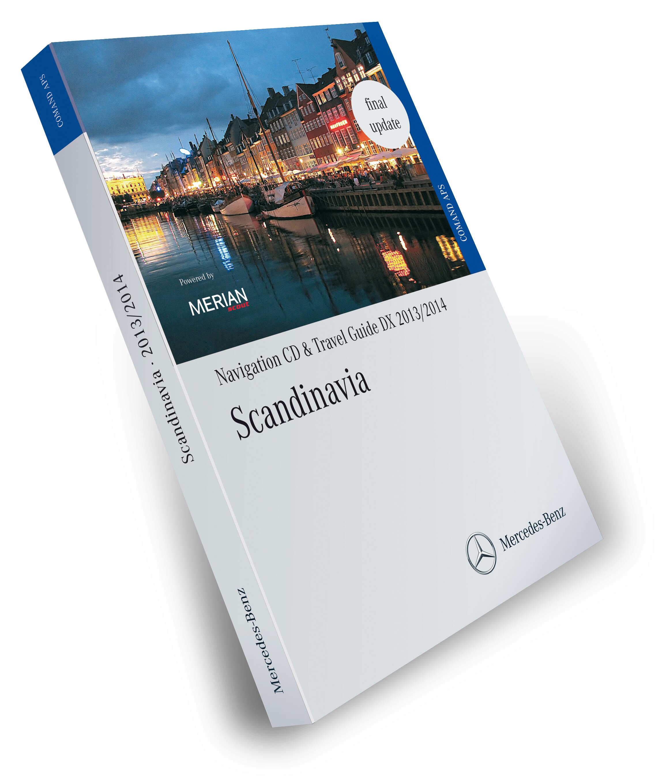 Nawigacyjna CD, Skandynawia, z przewodnikiem turystycznym MERIAN 2013/2014