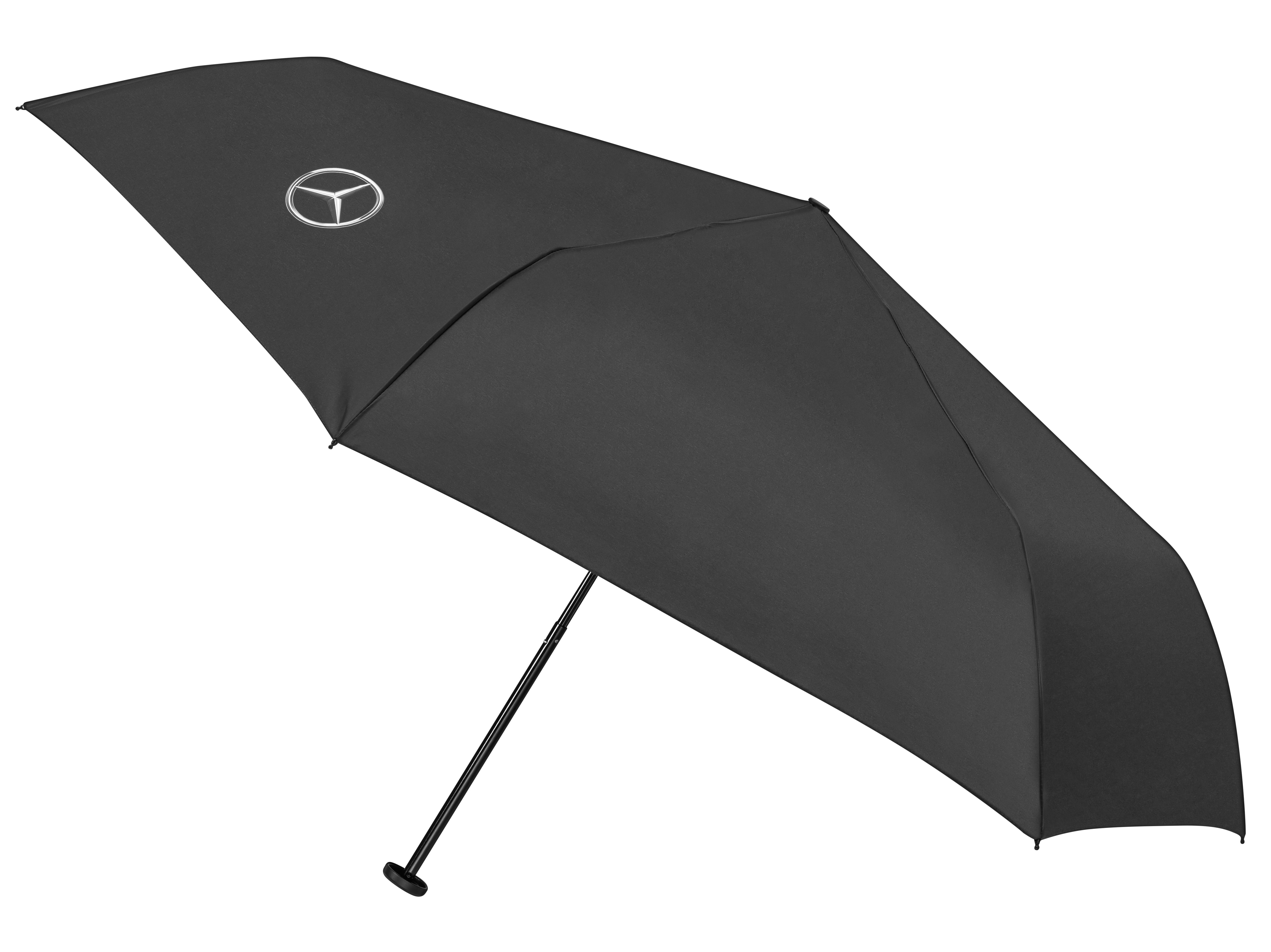 Mini parasol składany - antracyt, poliester