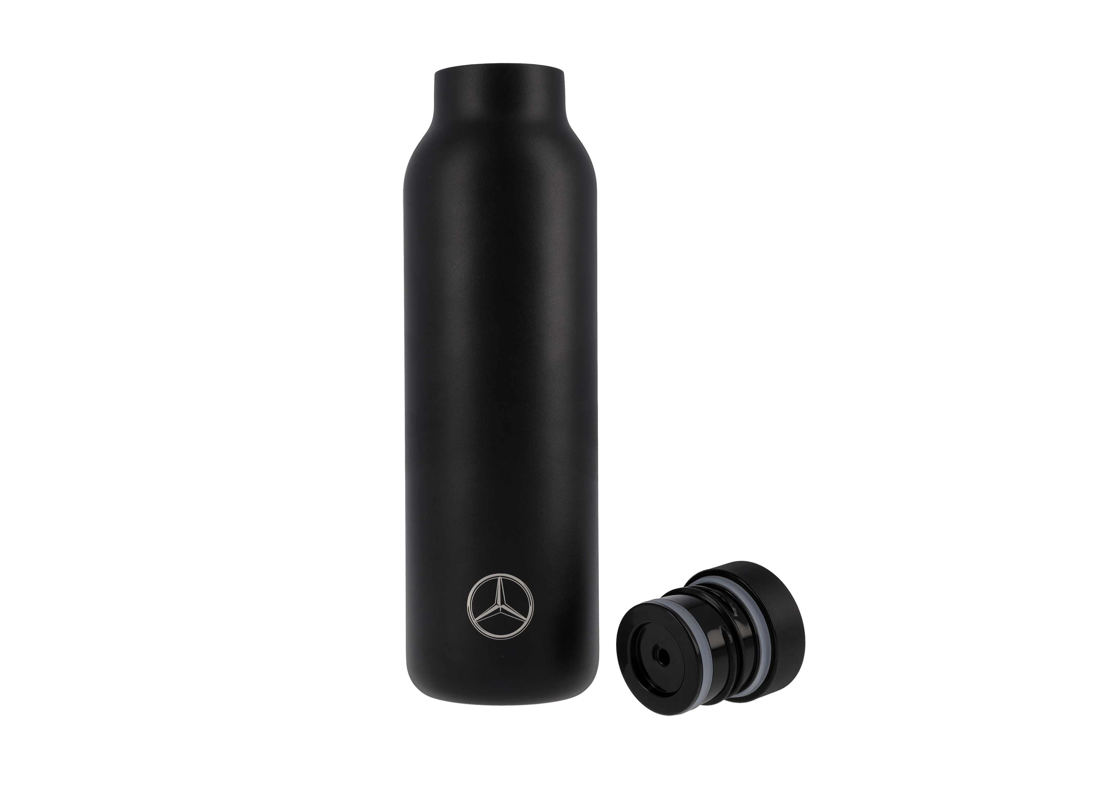 Butelka na napoje, G-Class - czerń, stal nierdzewna / polipropylen, eva solo, 700 ml