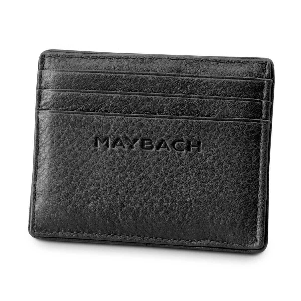 Etui na karty kredytowe, Mercedes-Maybach - czerń, skóra