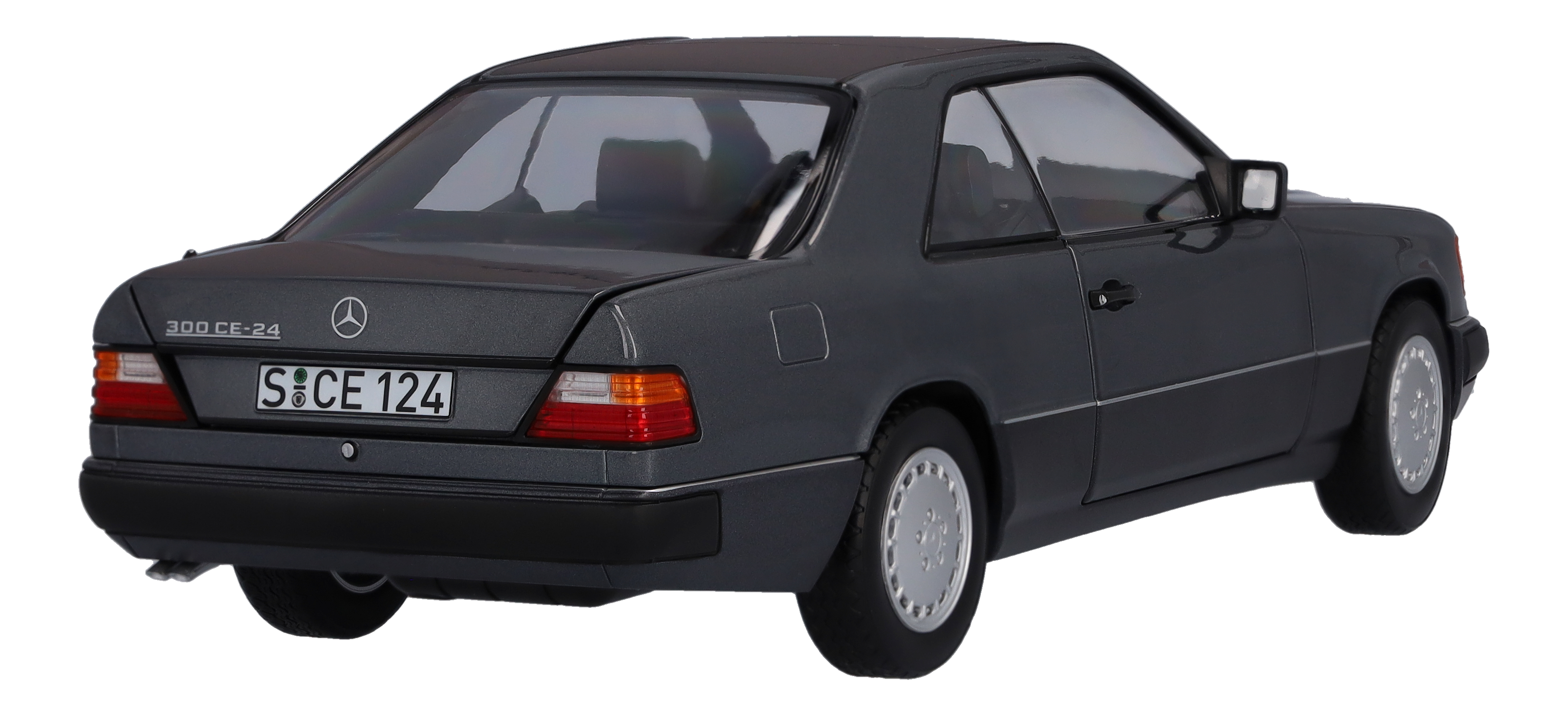300 CE-24 Coupé C124 (1988-1992) - szarość masy perłowej, Norev, 1:18