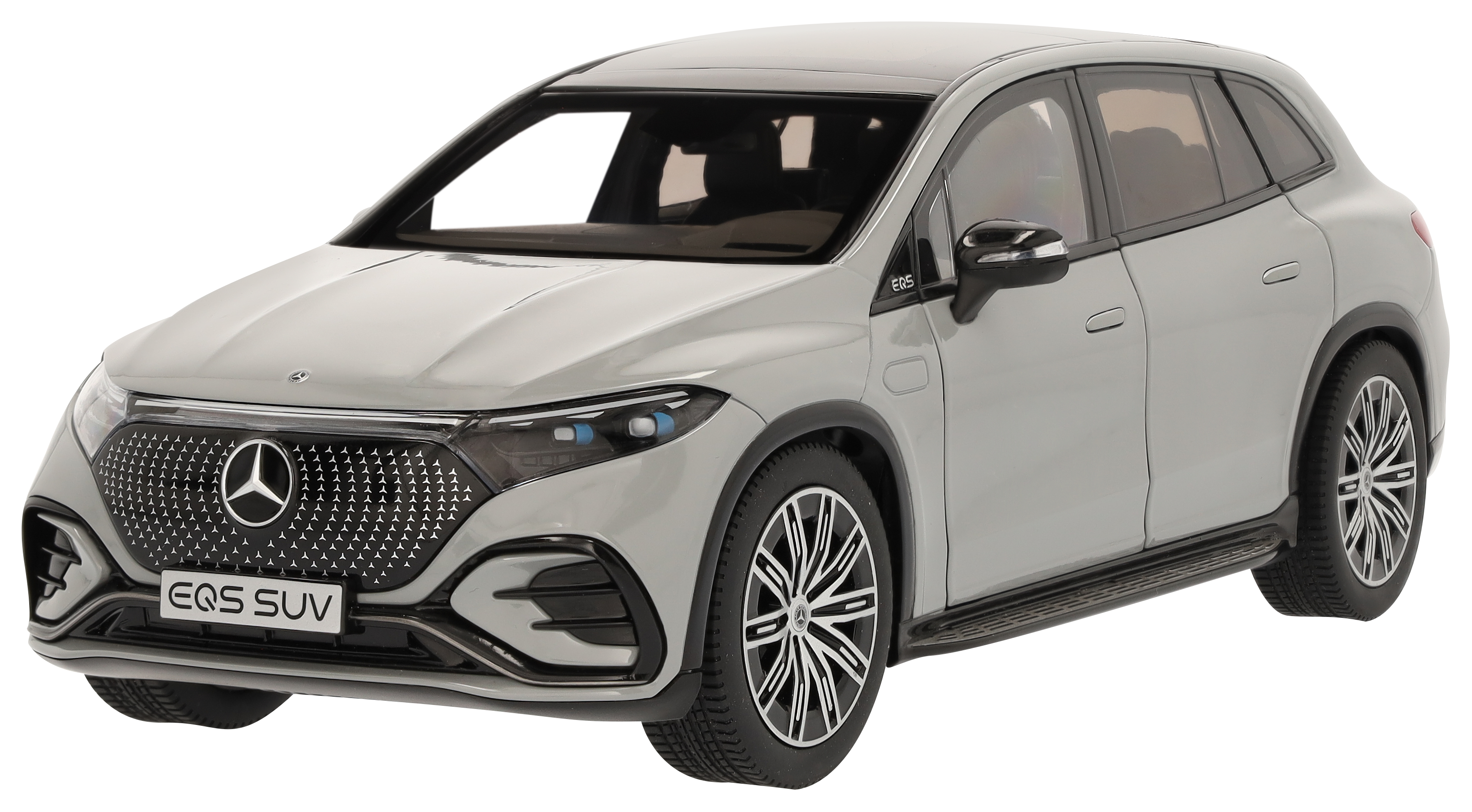 EQS SUV, AMG Line, X296 - MANUFACTORY alpine grey uni, NZG, 1:18