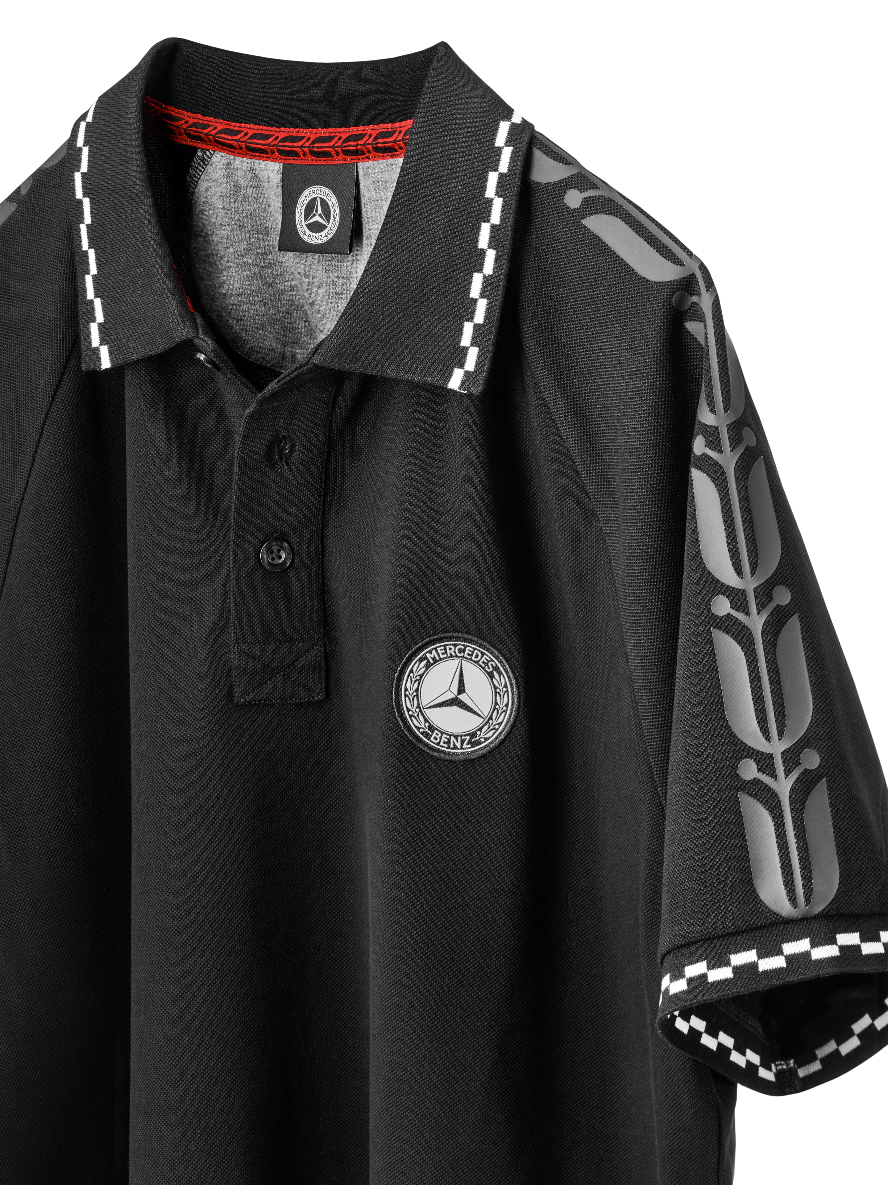 Męska koszulka polo - czerń, S