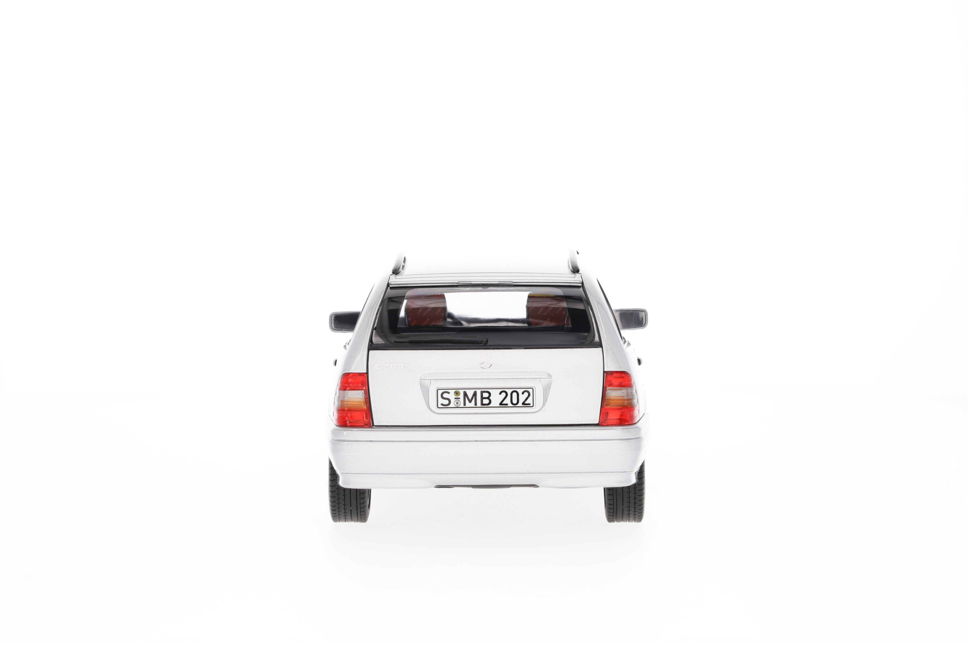 C 200 kombi S 202 (1997-2001) - srebrny brylantowy, Norev, 1:18