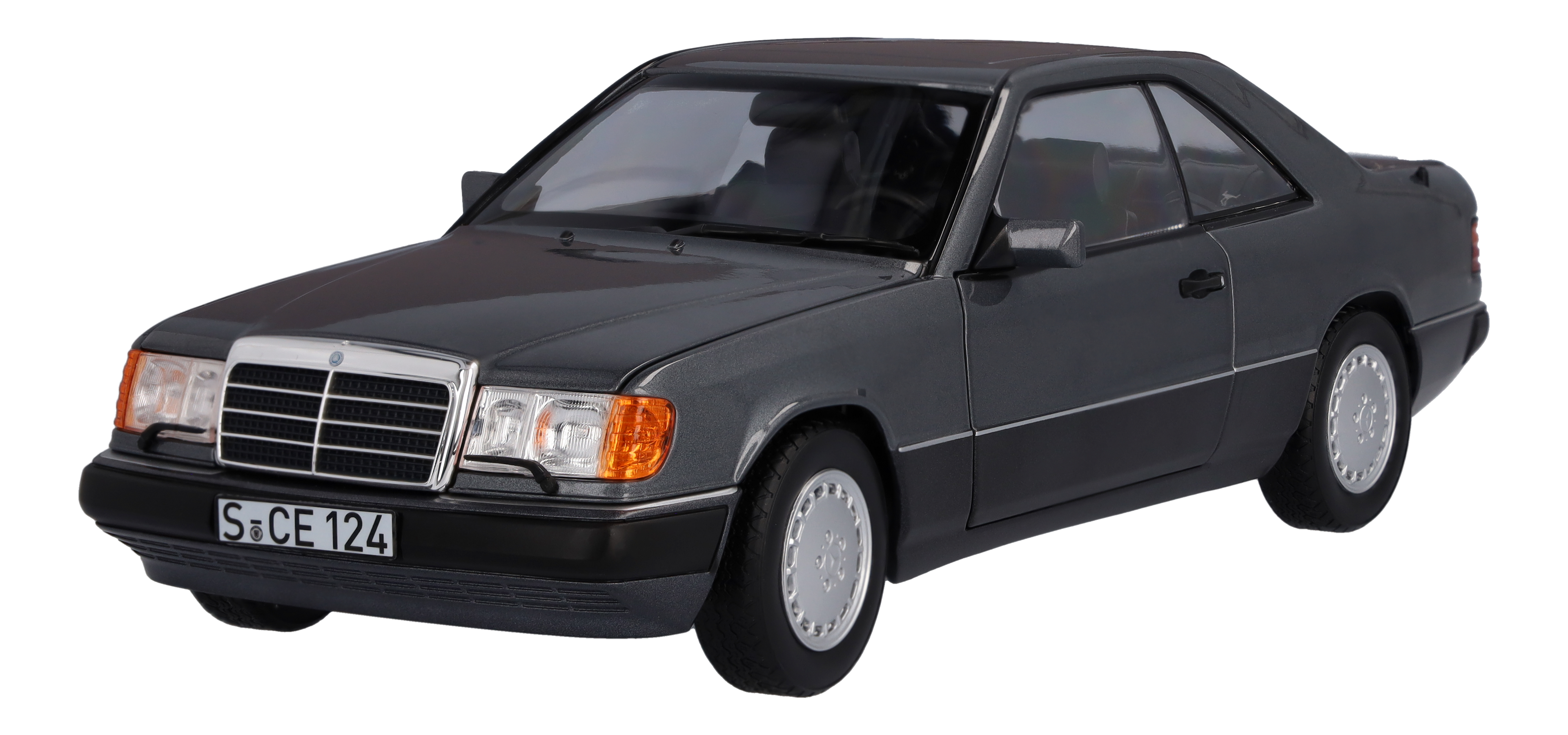 300 CE-24 Coupé C124 (1988-1992) - szarość masy perłowej, Norev, 1:18
