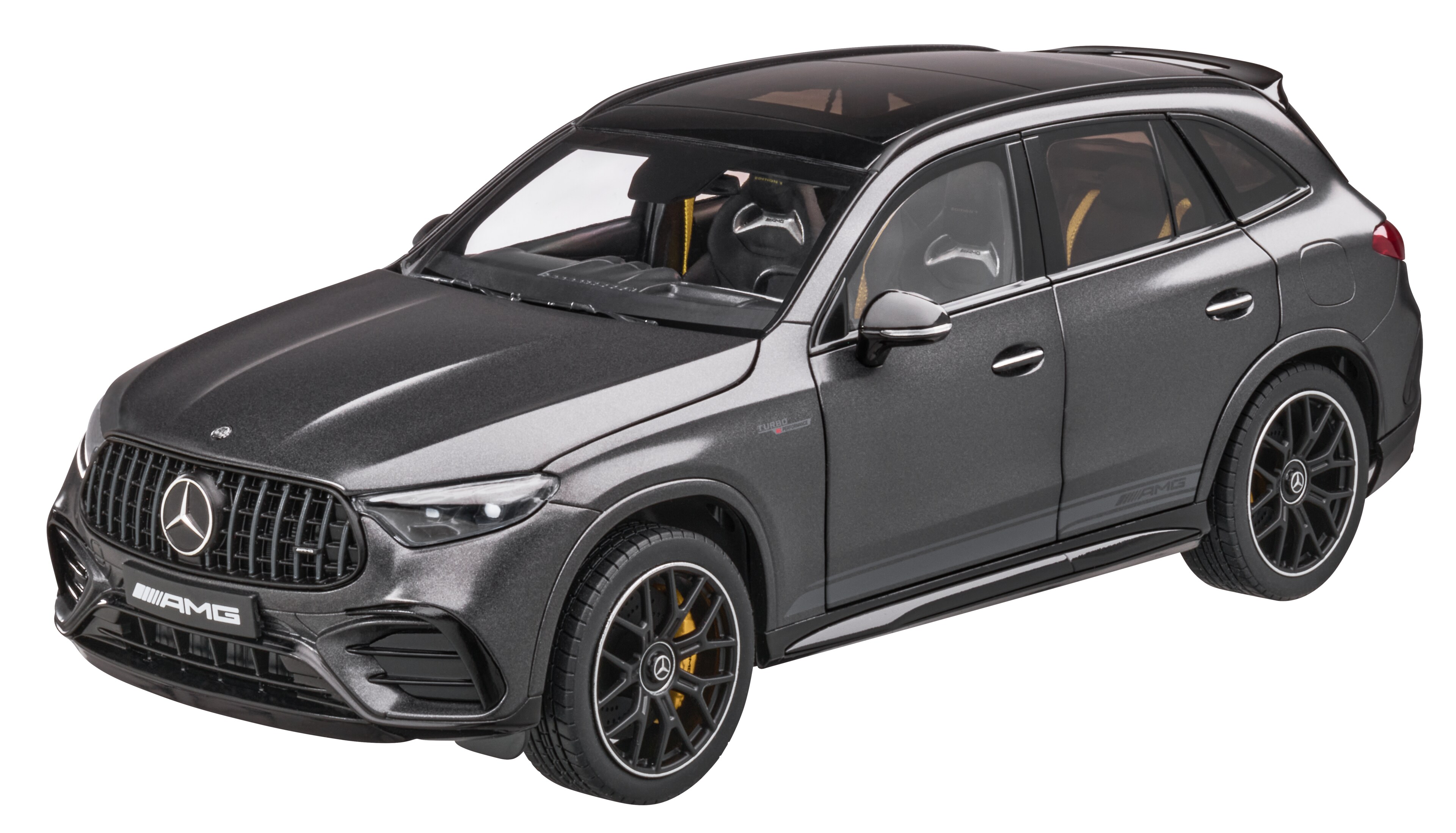 Mercedes-AMG GLC 63, S E PERFORMANCE, X254, edition #1 - MANUFACTORY grafitowoszary mango, NZG, 1:18