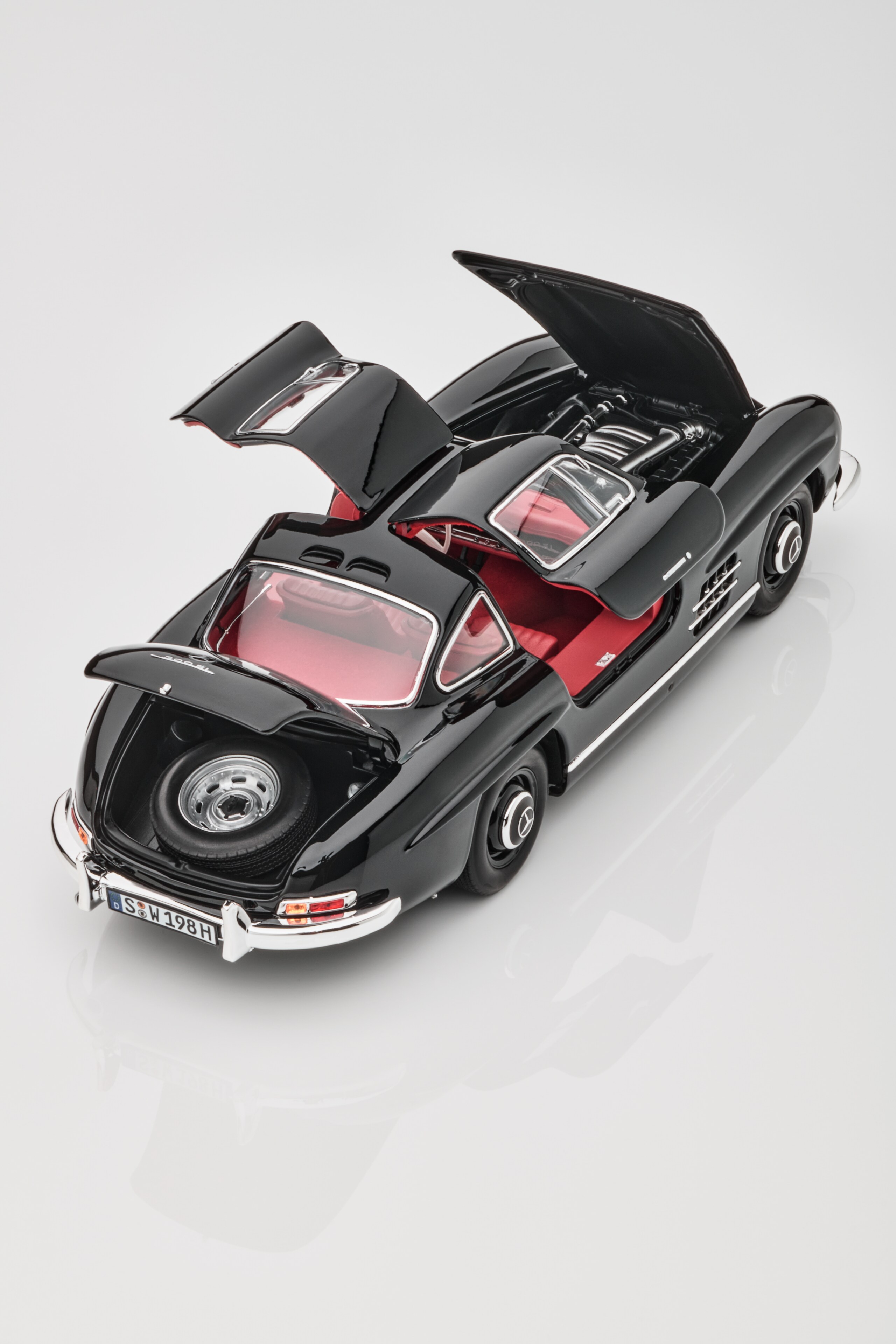 300 SL Coupé (1954-1963) W 198 - czerń, Norev, 1:18