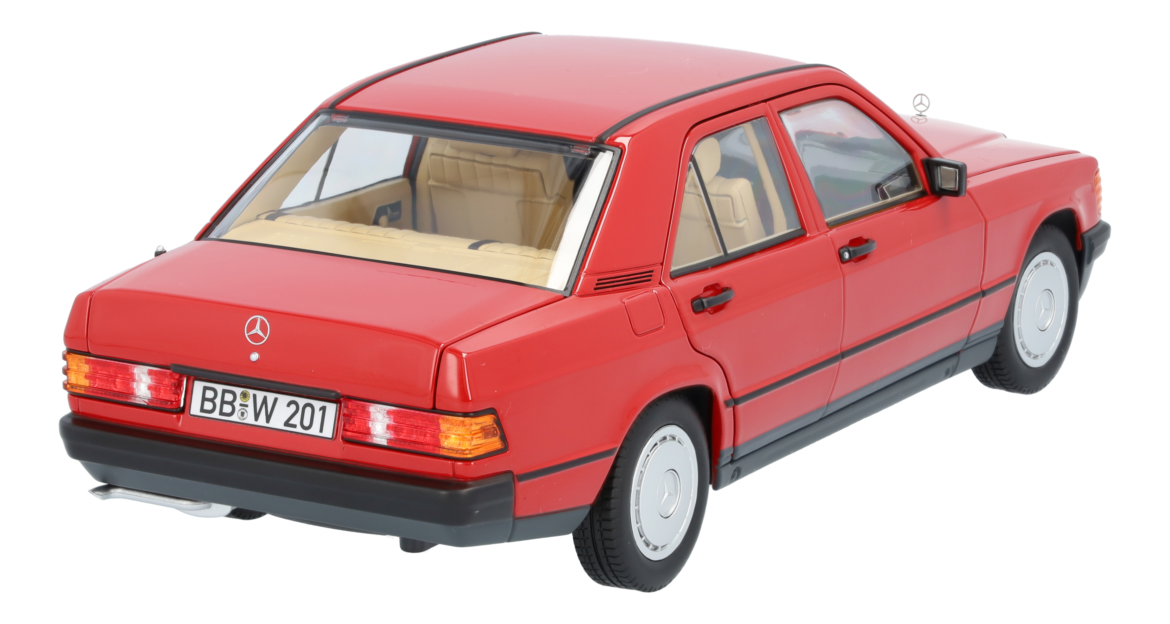 190 E W 201 (1982-1988) - czerwony, Norev, 1:18
