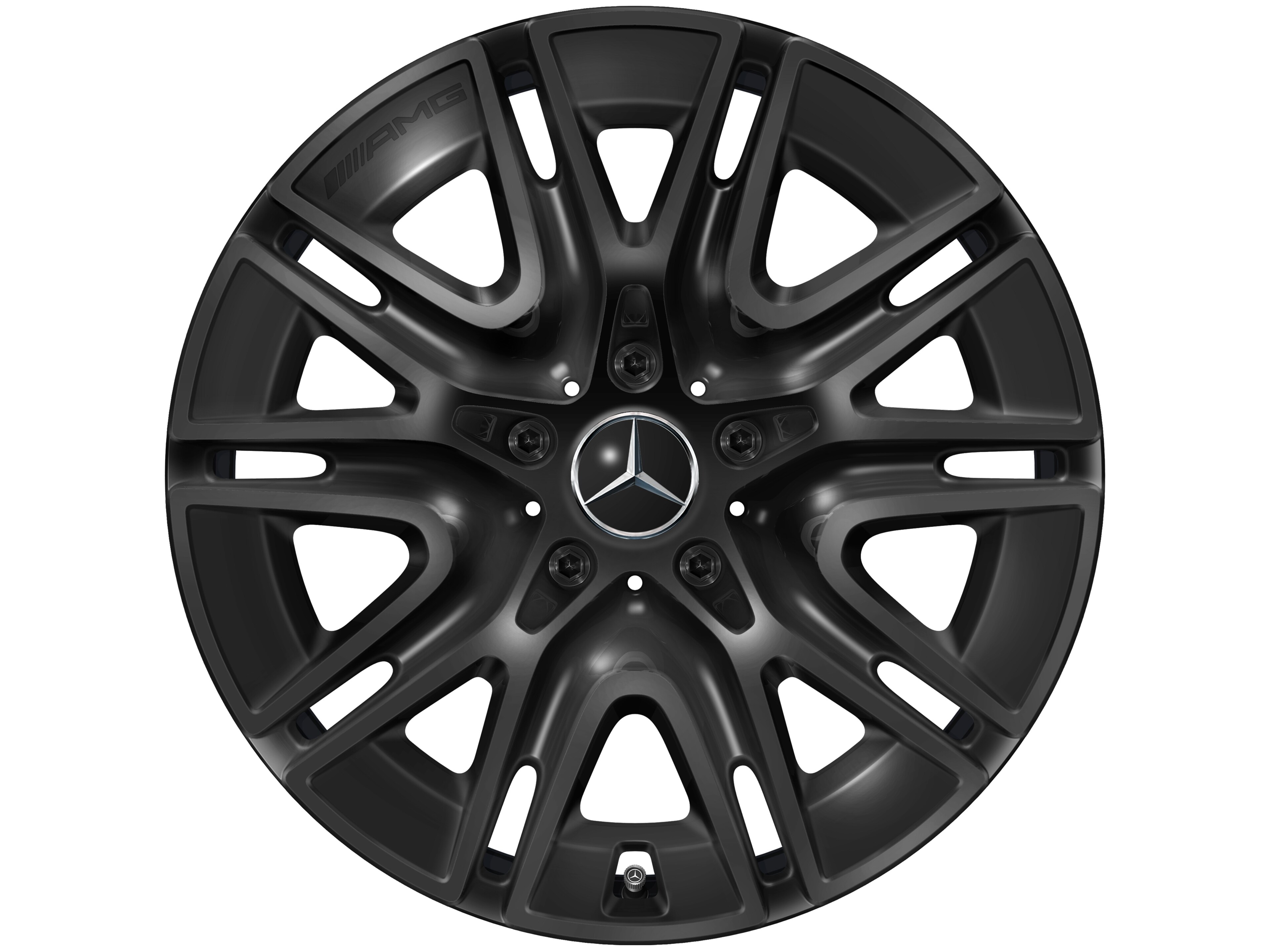 Obręcz AMG 10-ramienna, 50,8 cm (20 cali) - 8,5 J x 20 ET 32,2, czerń, błyszczące
