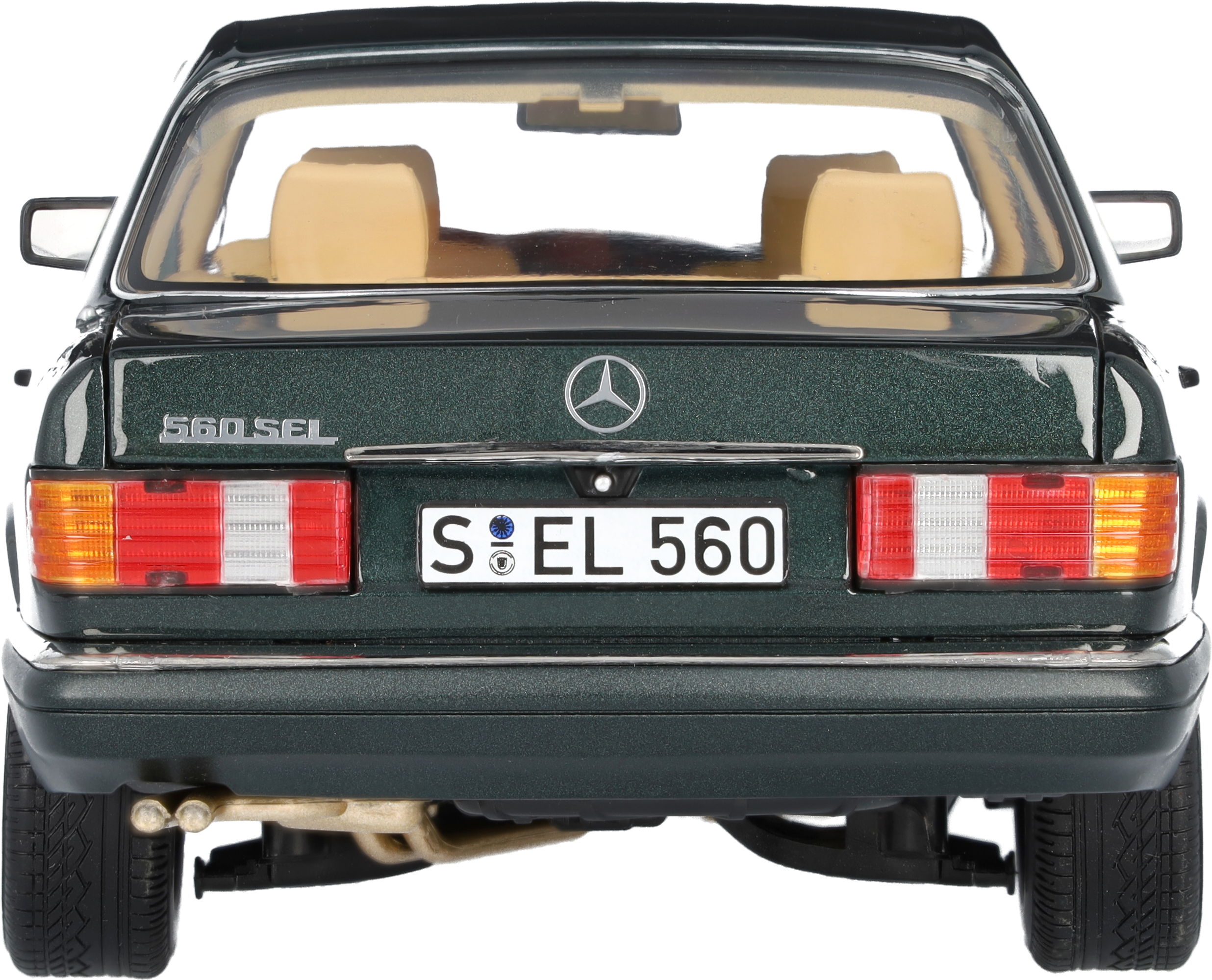 560 SEL V 126 (1985-1991) - zieleń malachitu, Norev, 1:18