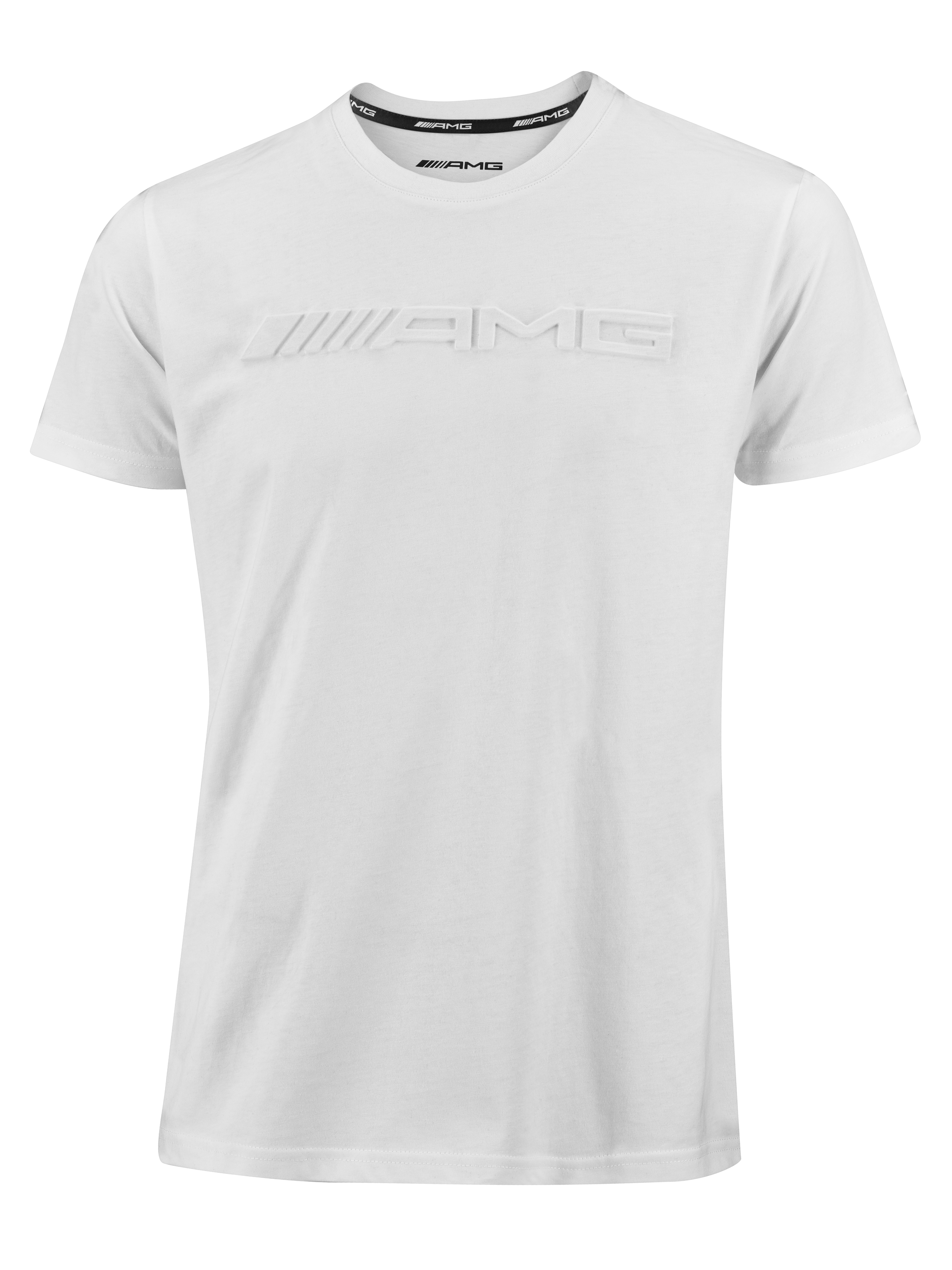 Męski t-shirt AMG - biały, XS