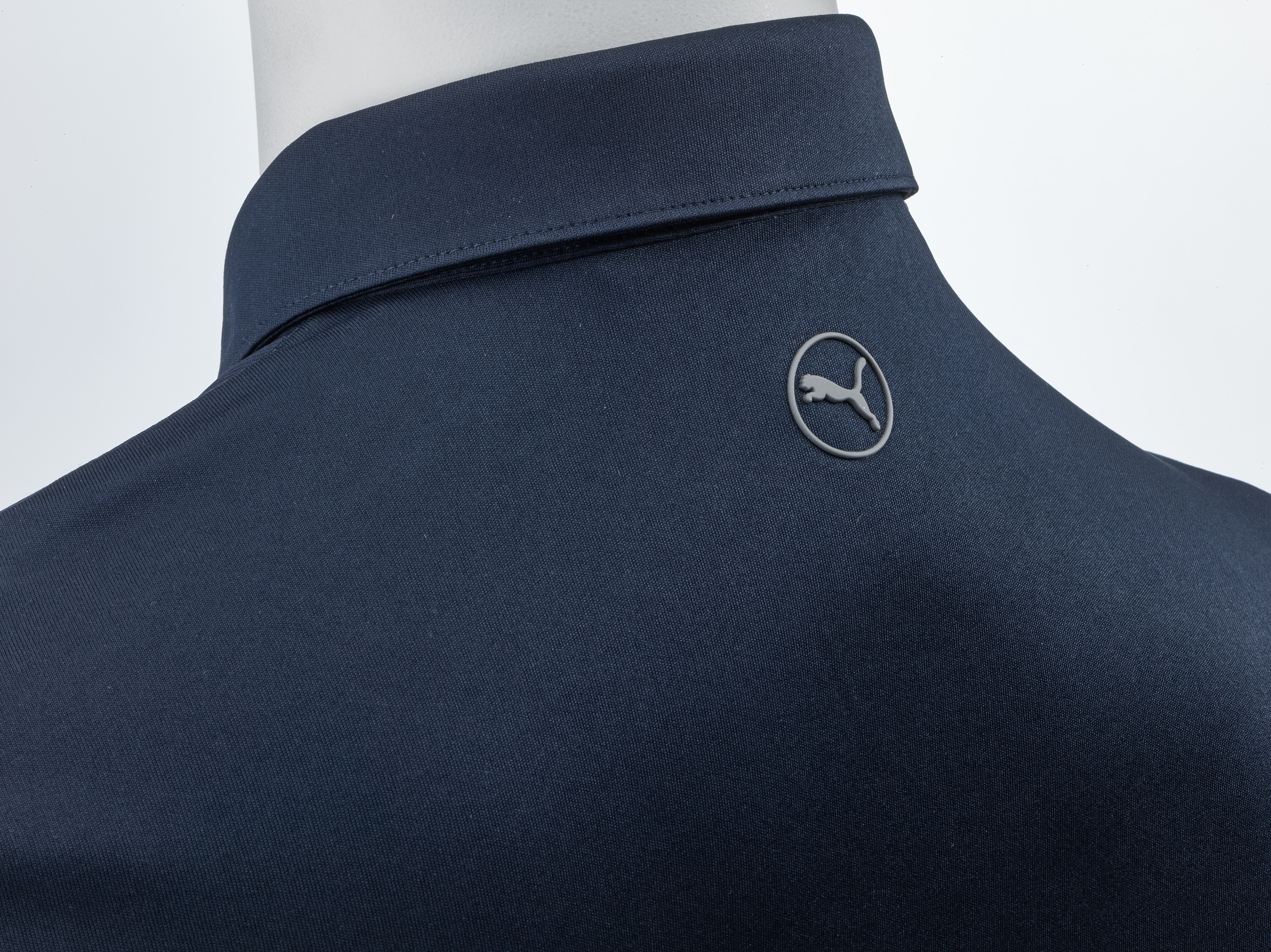Męska koszulka polo na pole golfowe, Pure Colorblock - navy / zen blue / white, S