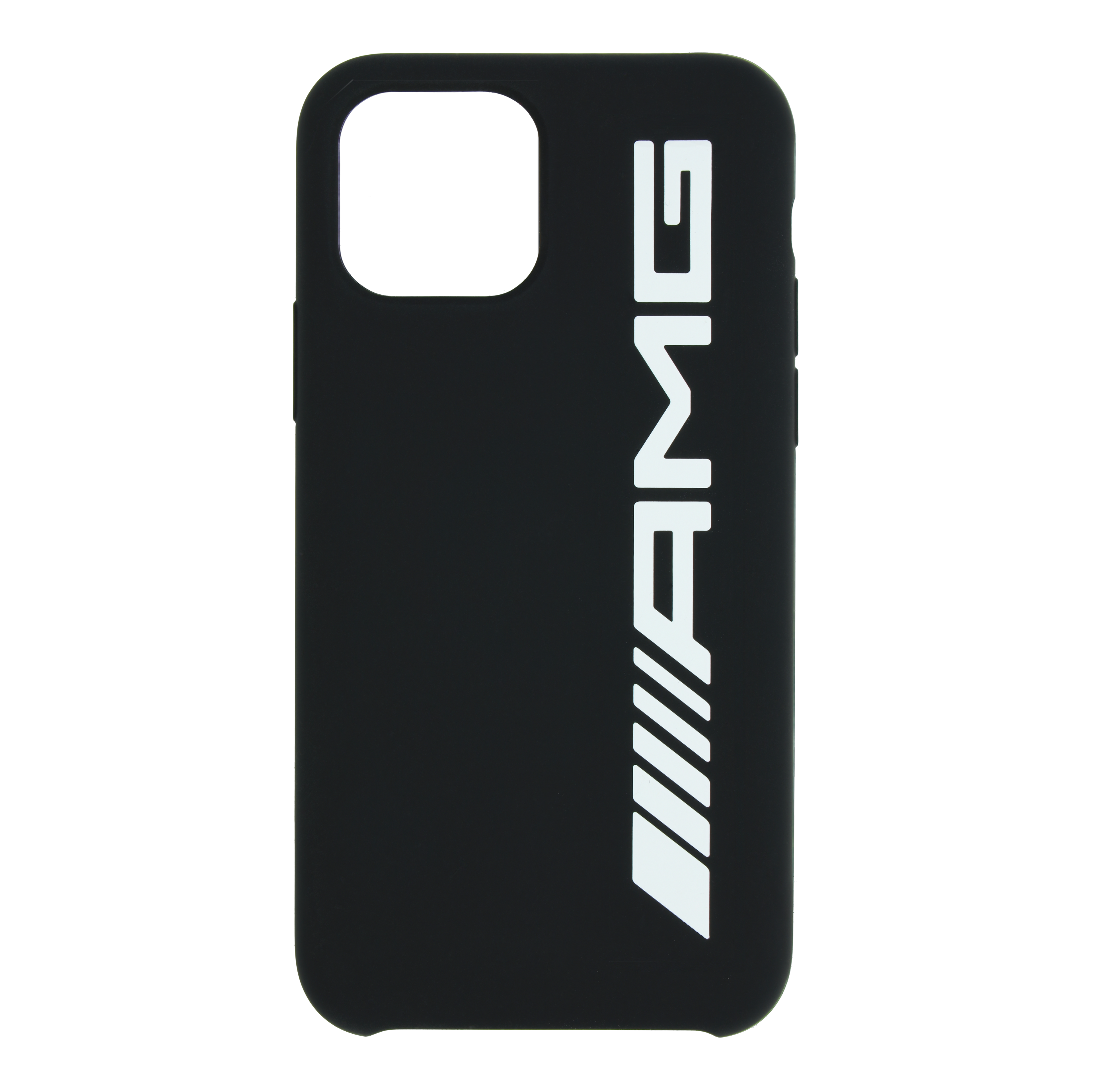 Etui AMG na iPhone® 11 Pro - czerń / biały, poliwęglan / silikon / mikrofibra