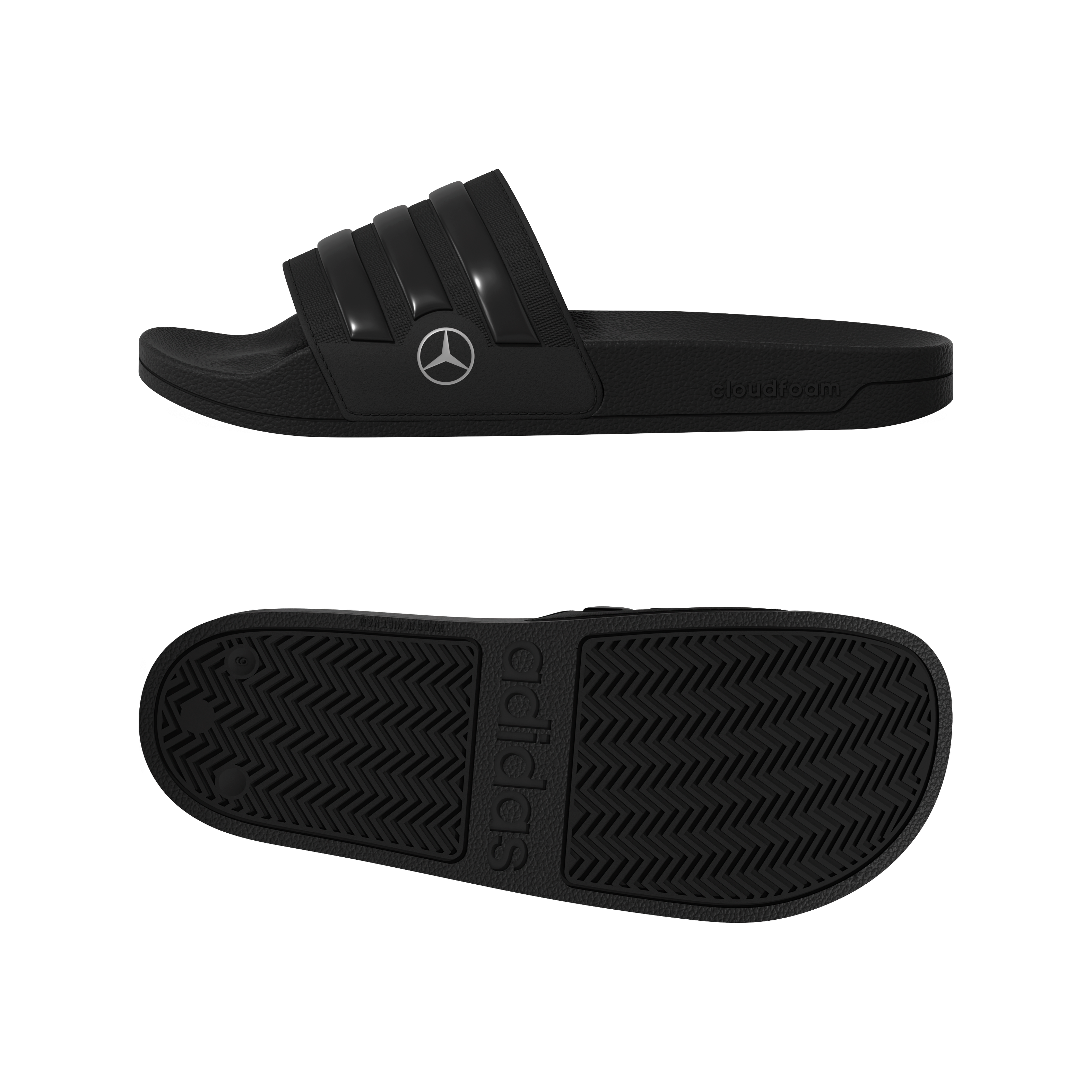 Klapki kąpielowe, Adilette - czerń, 5, adidas