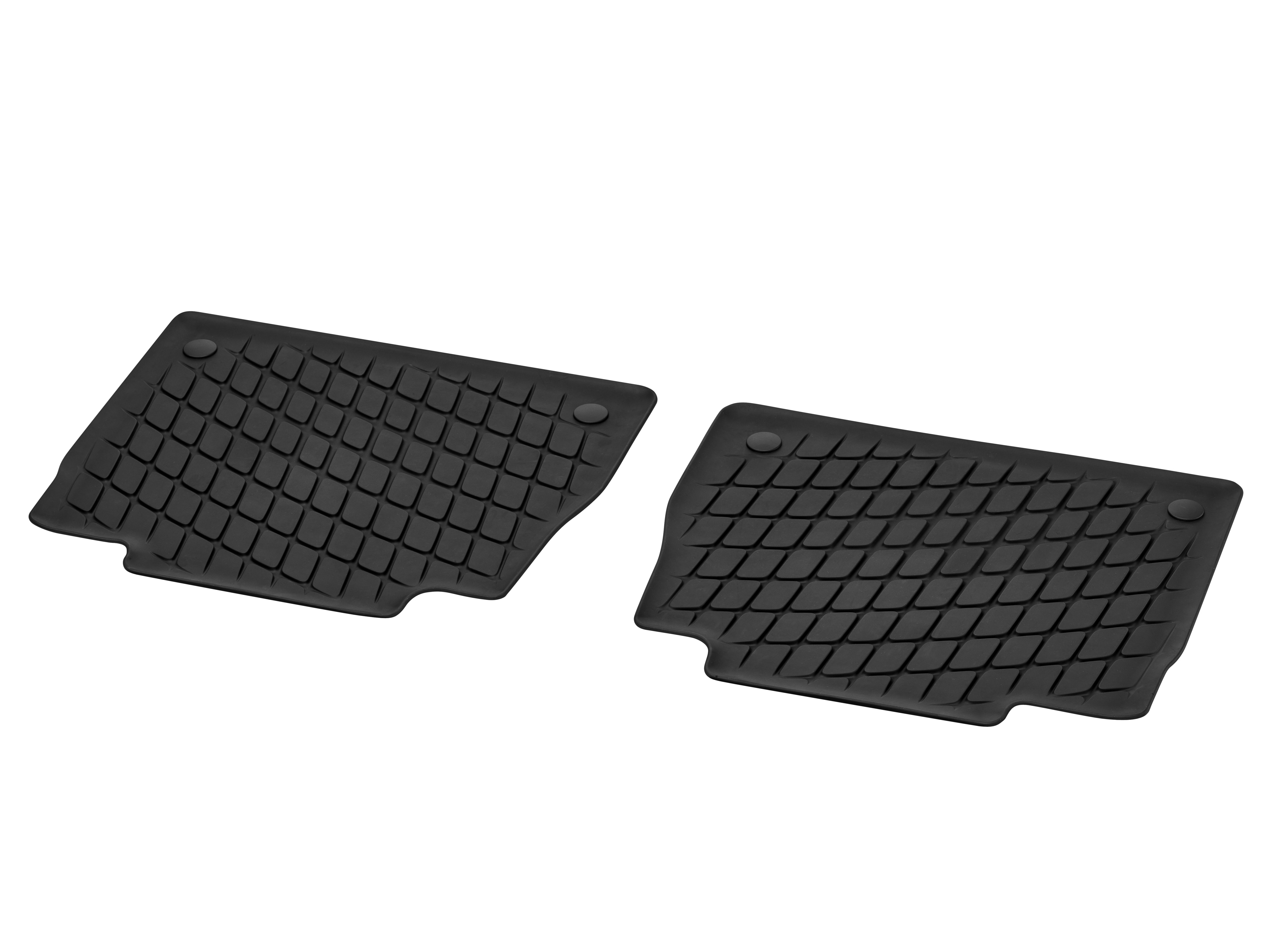 Maty na każdą pogodę Dynamic Squares, Tył, Zestaw 2-częściowy - kierownica z lewej/prawej strony, czerń