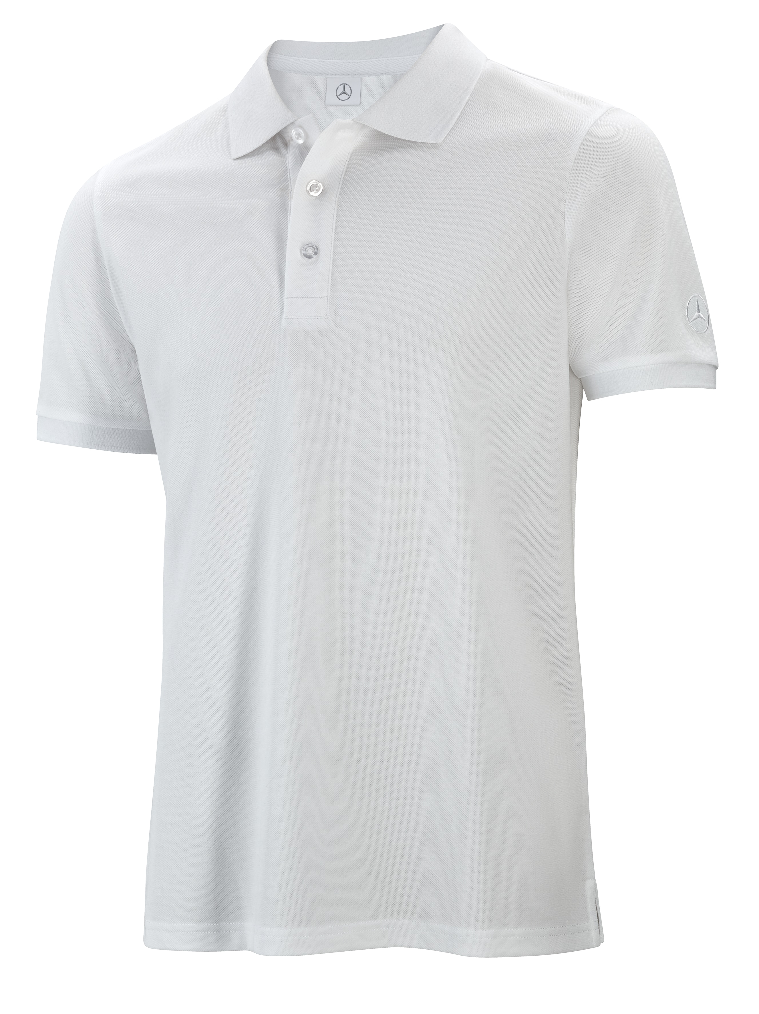 Męska koszulka polo - biały, XS
