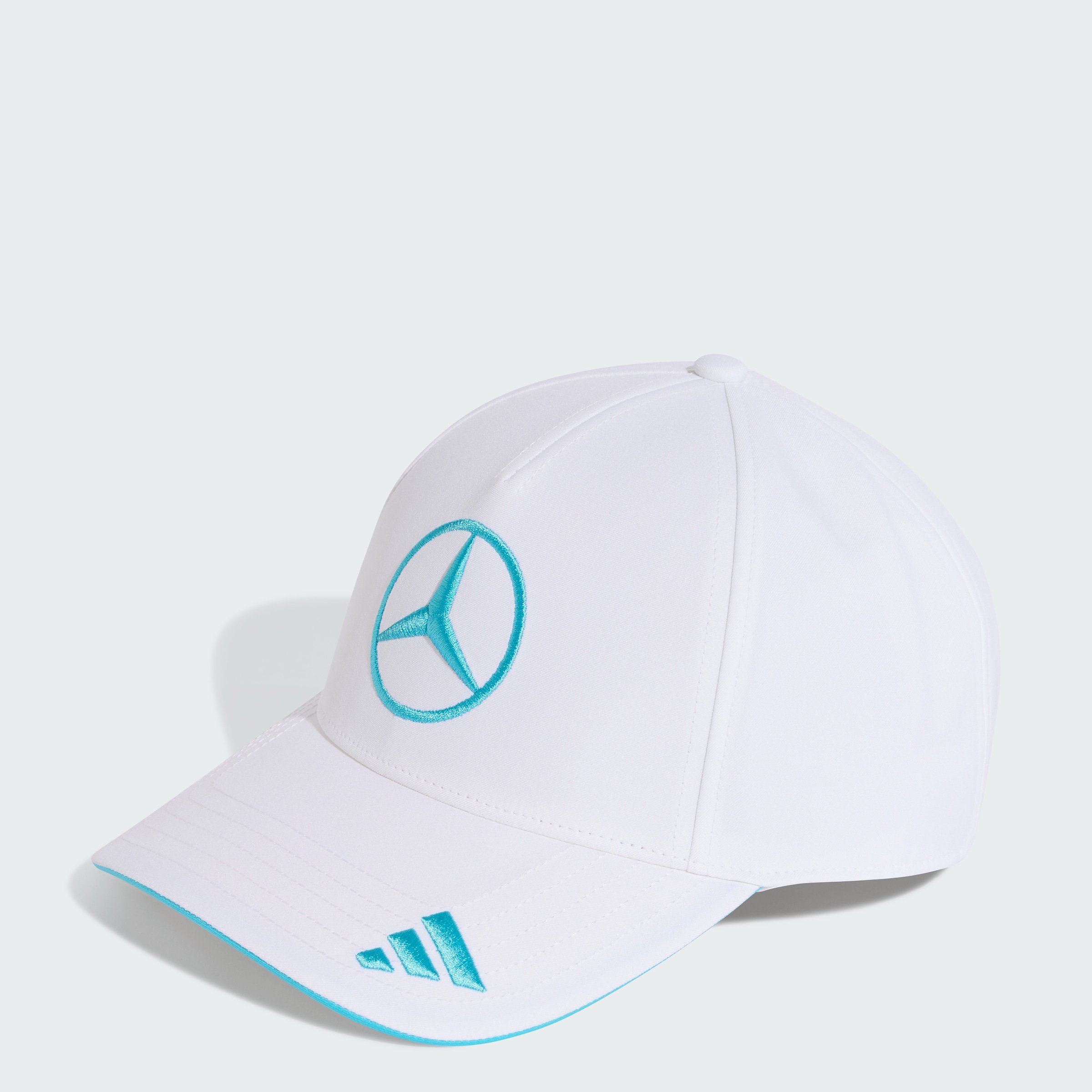 Czapka, George Russell, Mercedes-AMG F1 - biały, poliester (z recyklingu)