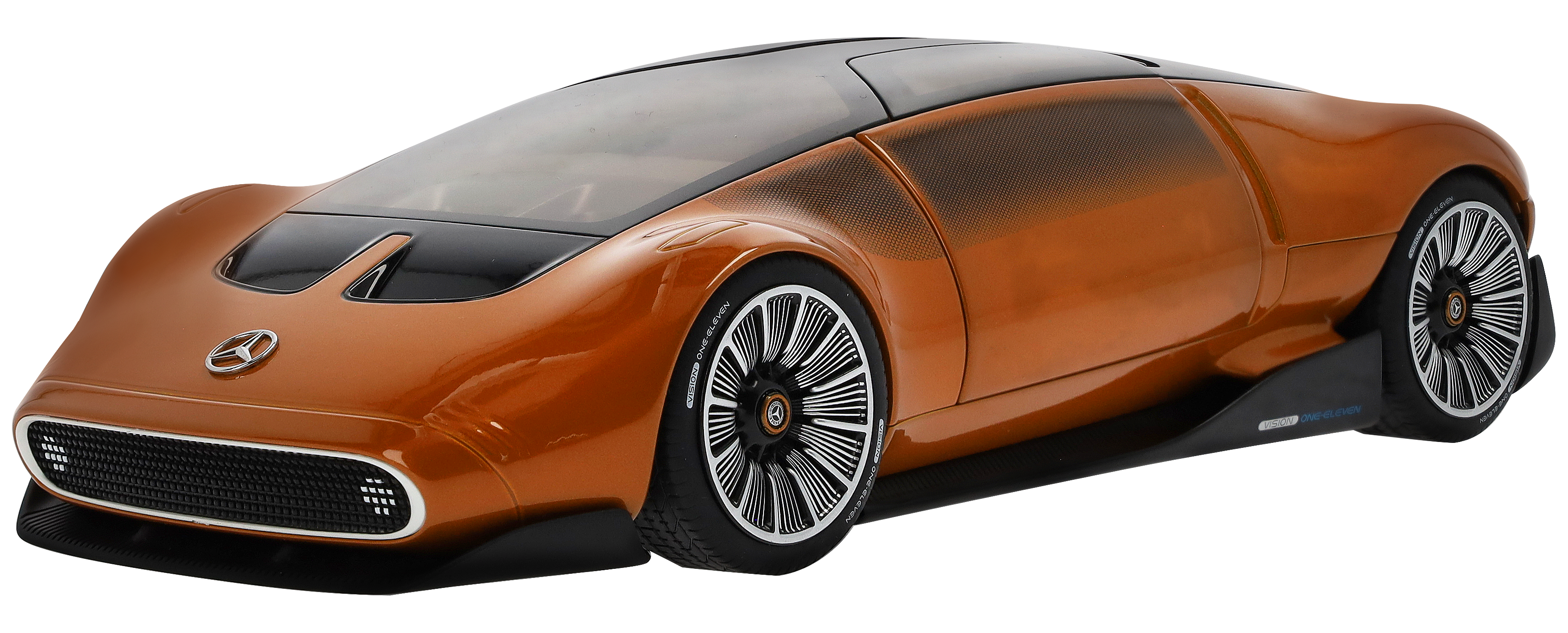 Vision One-Eleven, Showcar - pomarańczowy, NZG, 1:18