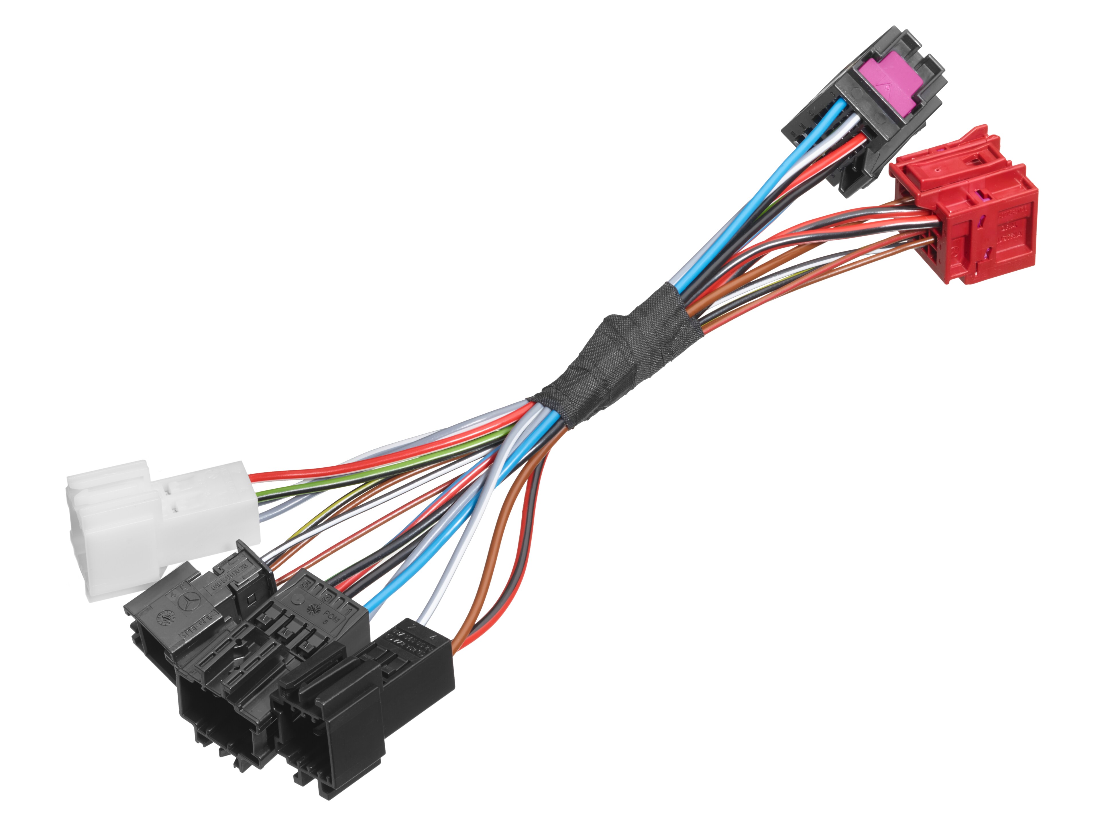 Zestaw elektryczny do haka holowniczego, Wiązka przewodów adaptacyjnych, LED - czerń