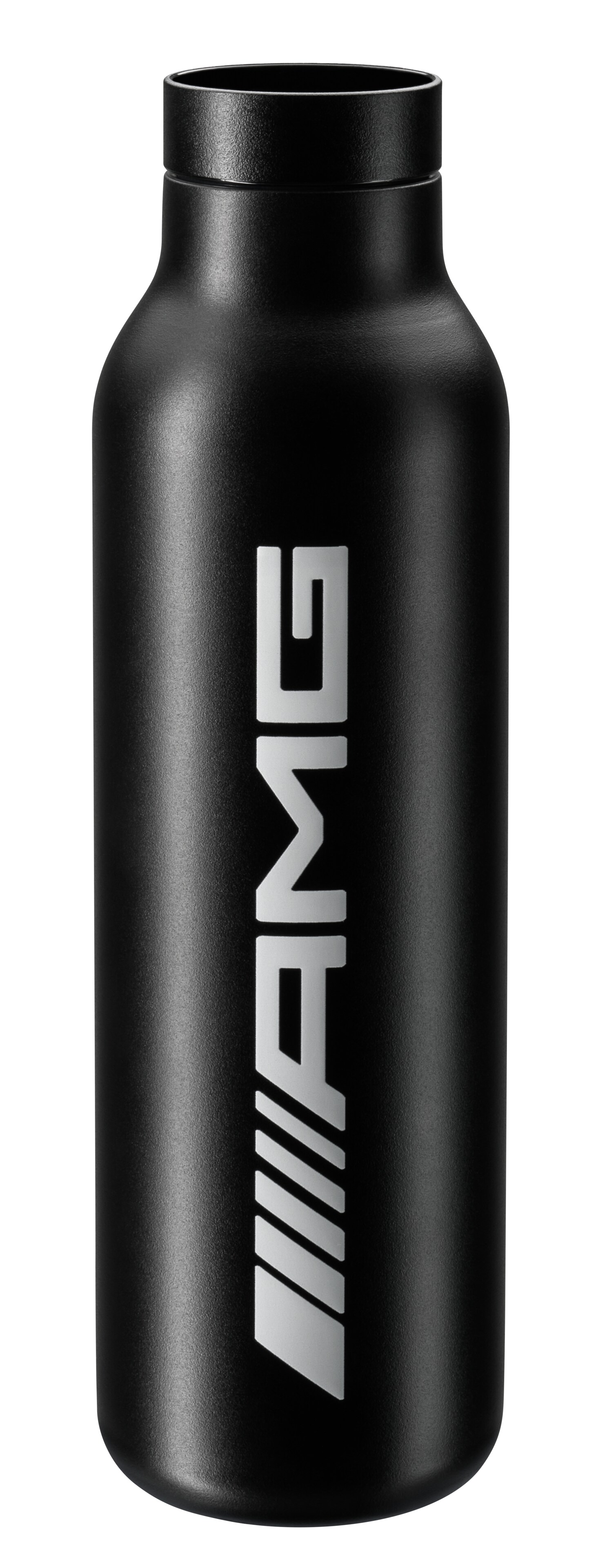Butelka AMG na napoje - czerń, stal nierdzewna / polipropylen, 700 ml, eva trio