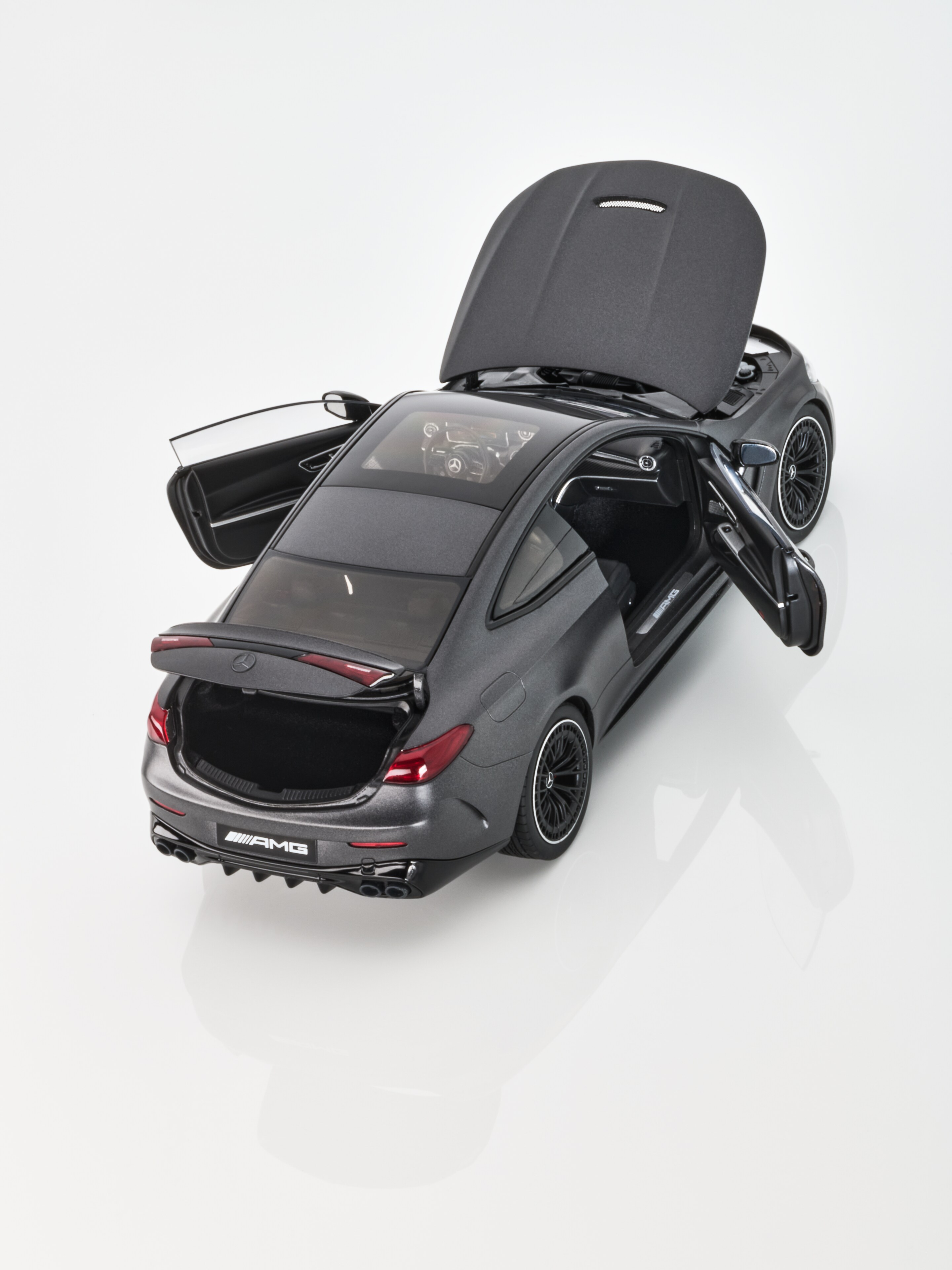 Mercedes-AMG CLE 53, Coupé, 4MATIC+, C236 - MANUFACTORY grafitowoszary mango, NZG, 1:18