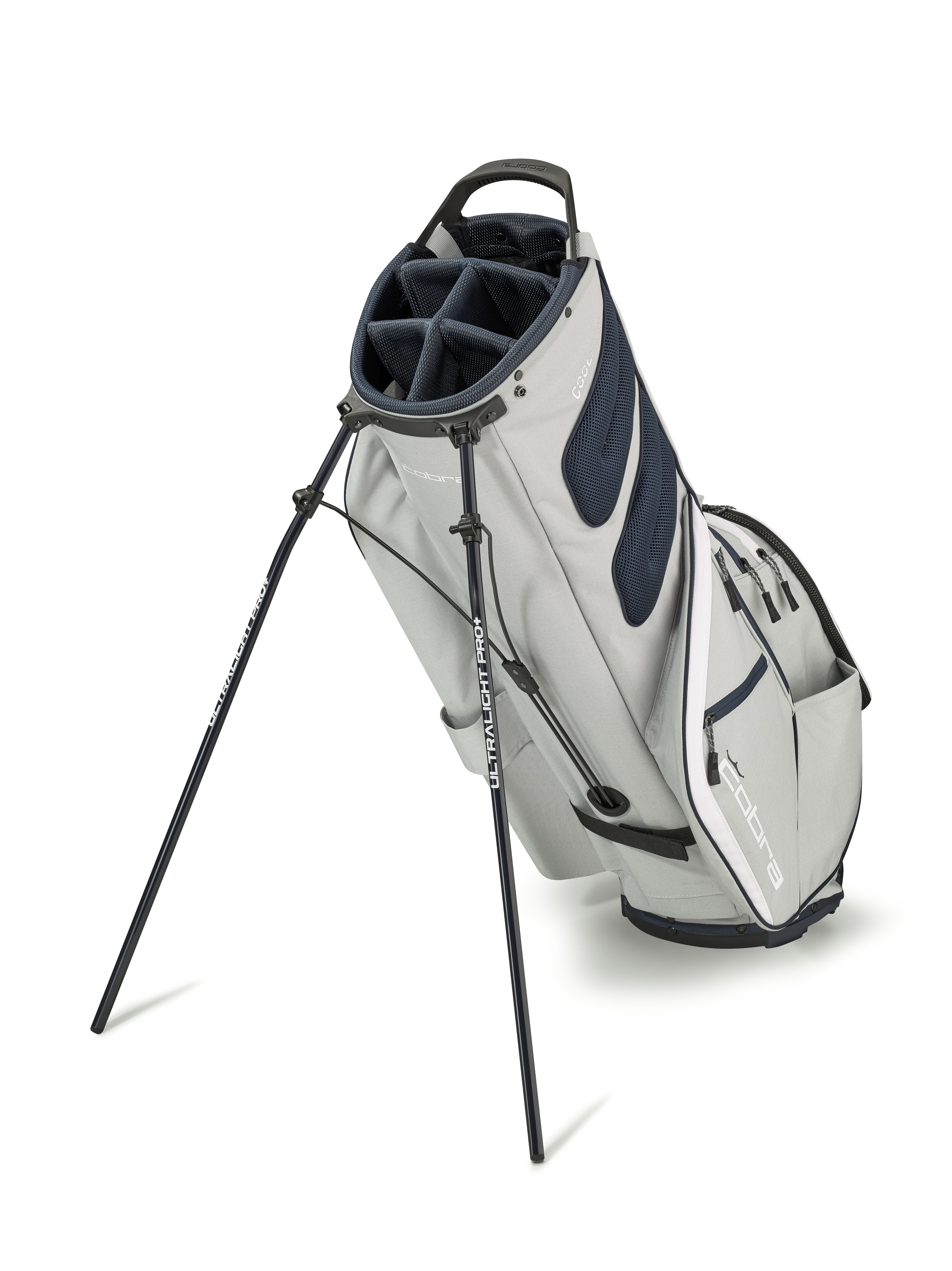 Torba golfowa, Ultralight Pro - szary / navy, poliester