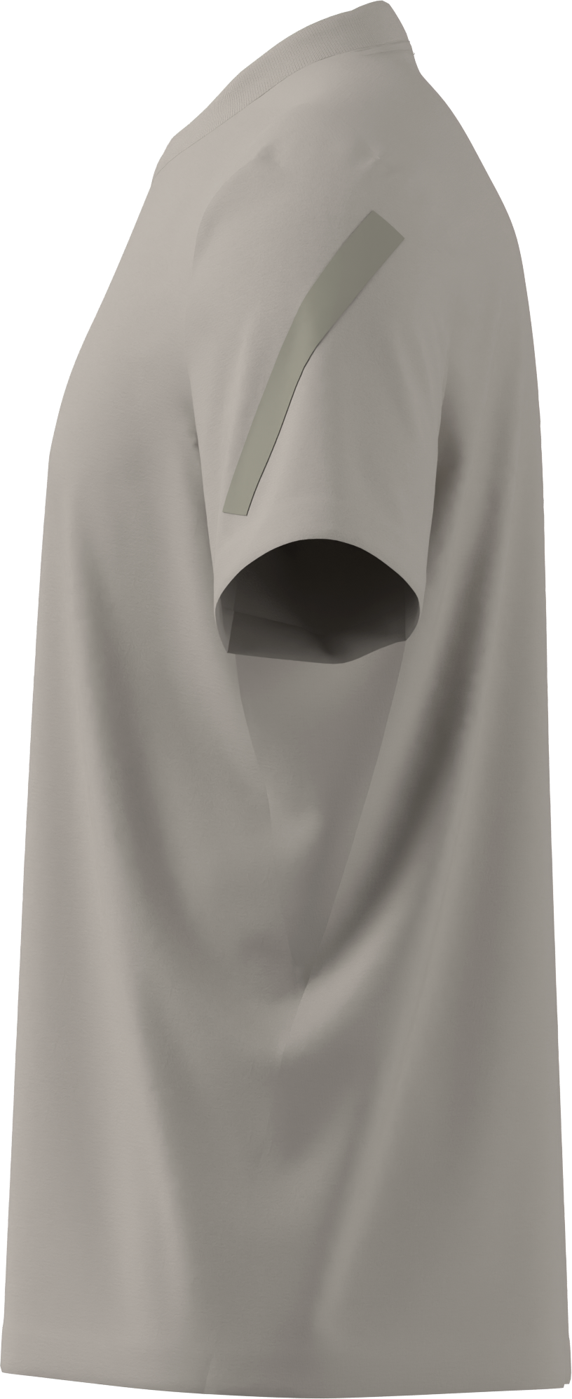 T-shirt męski - beżowy, L