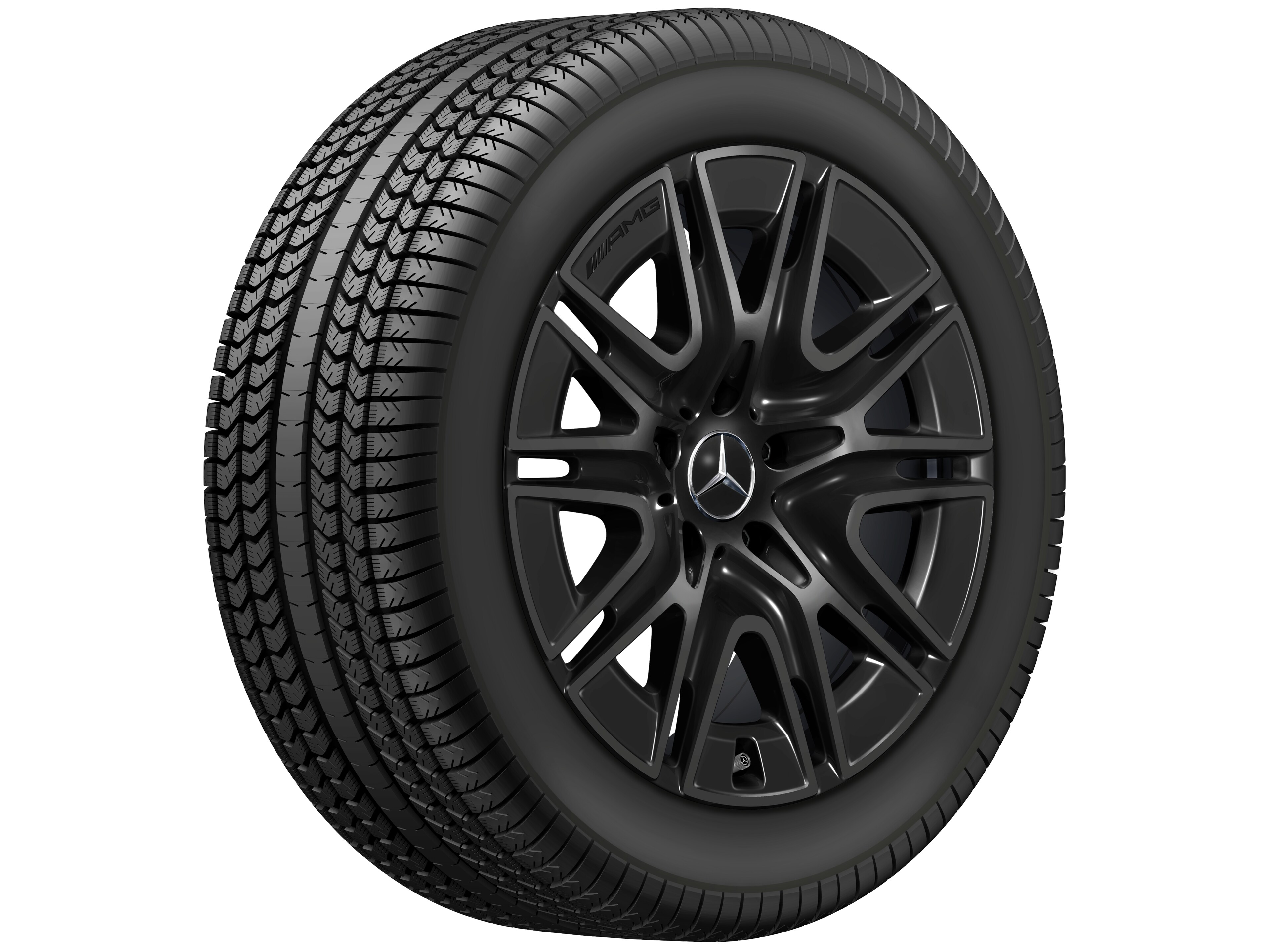 Obręcz AMG 10-ramienna, 50,8 cm (20 cali) - 8,5 J x 20 ET 32,2, czerń, błyszczące