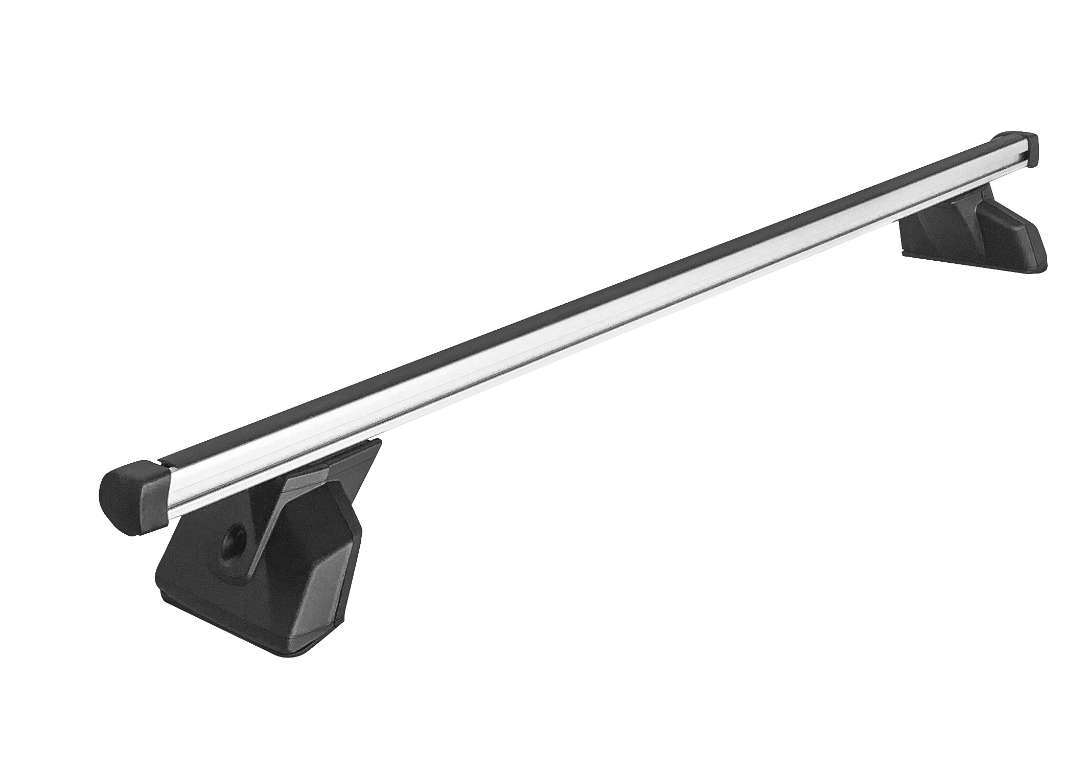 Bazowy bagażnik dachowy, trzecia belka poprzeczna - aluminium, srebrny
