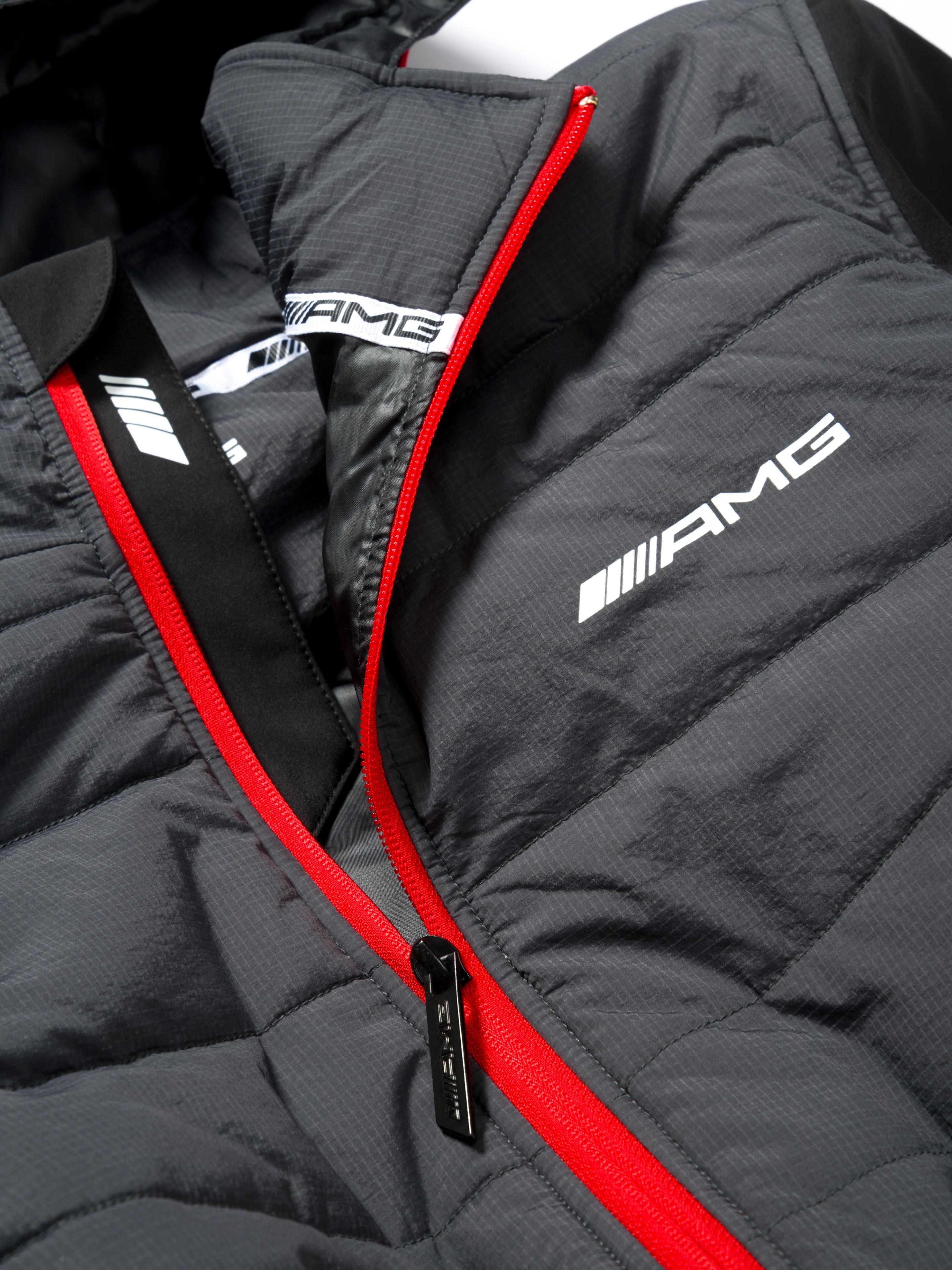 AMG Funktionsjacke Herren, selenitgrau/schwarz, 2016