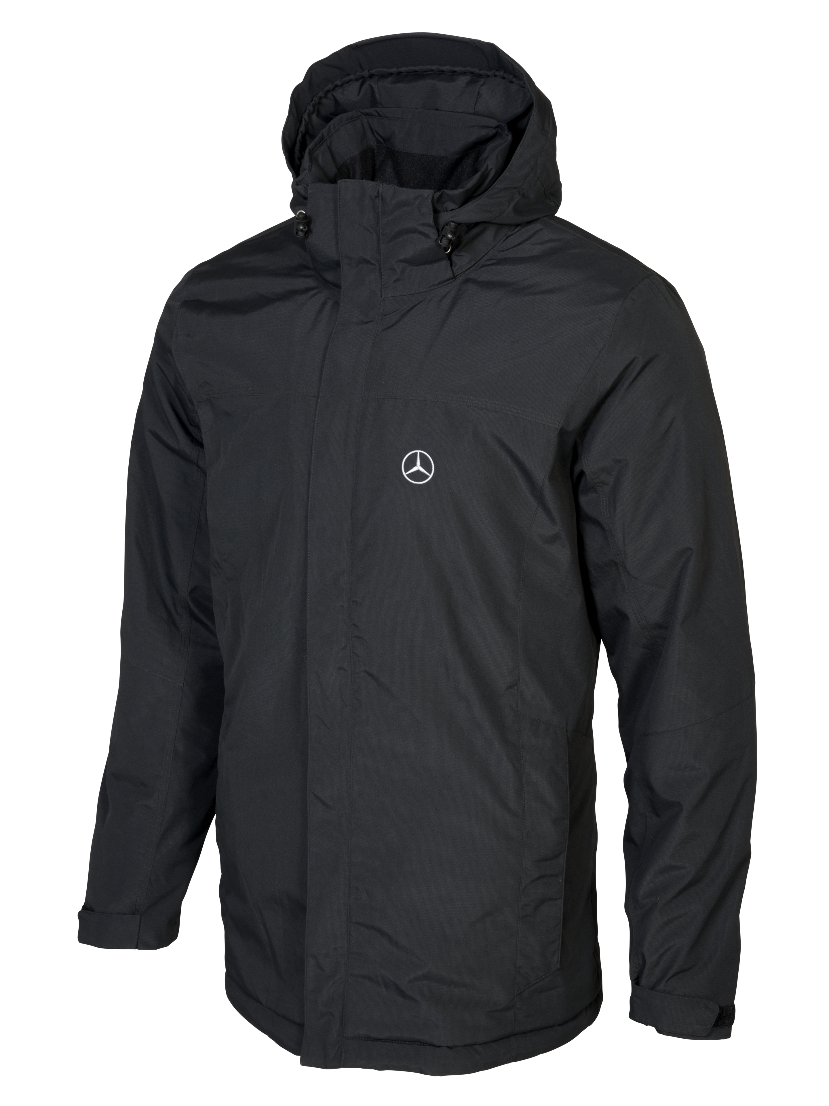 Męska parka zimowa - czerń, XL