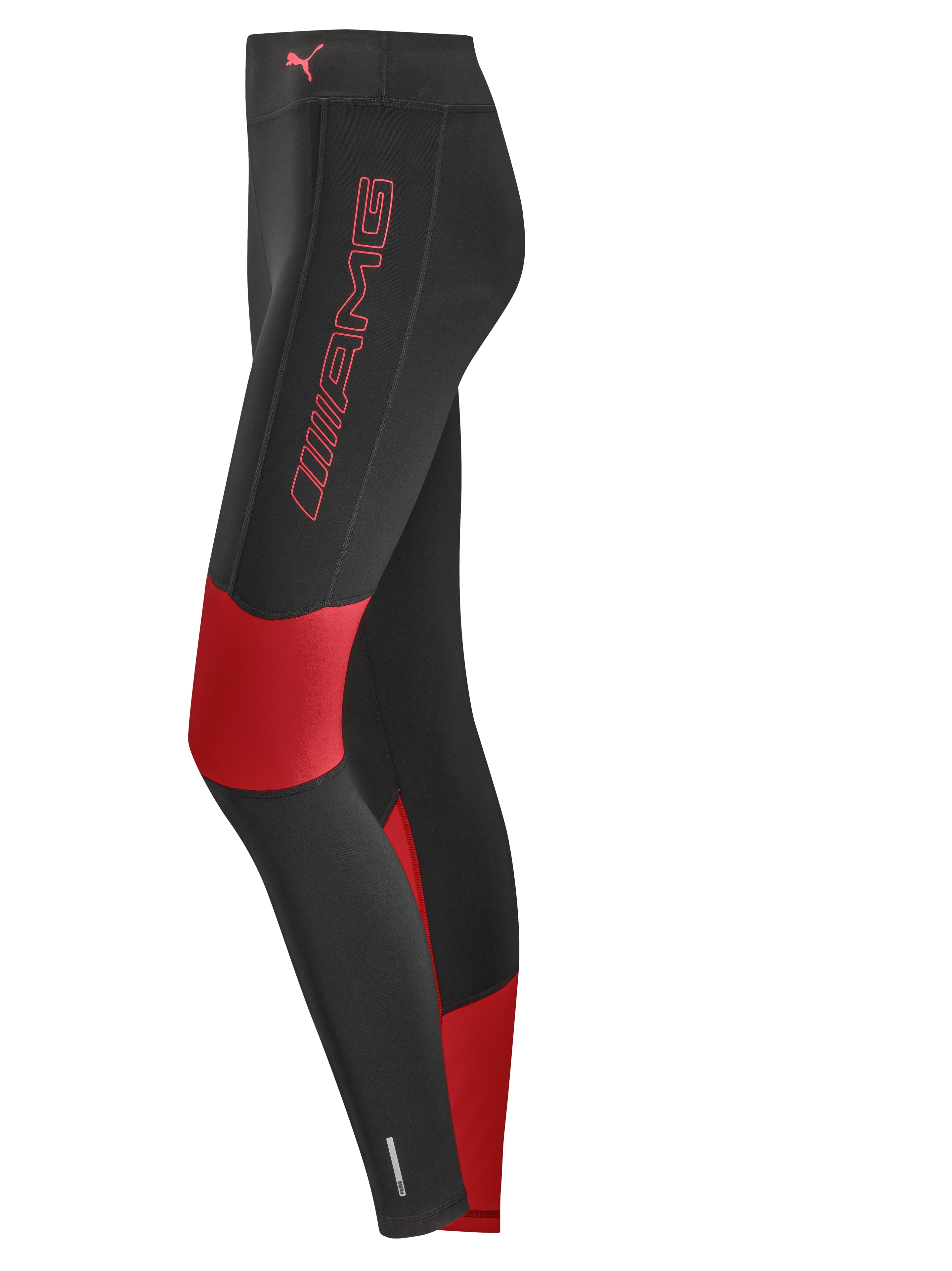 Damskie spodnie sportowe AMG - czerń / czerwony, XL