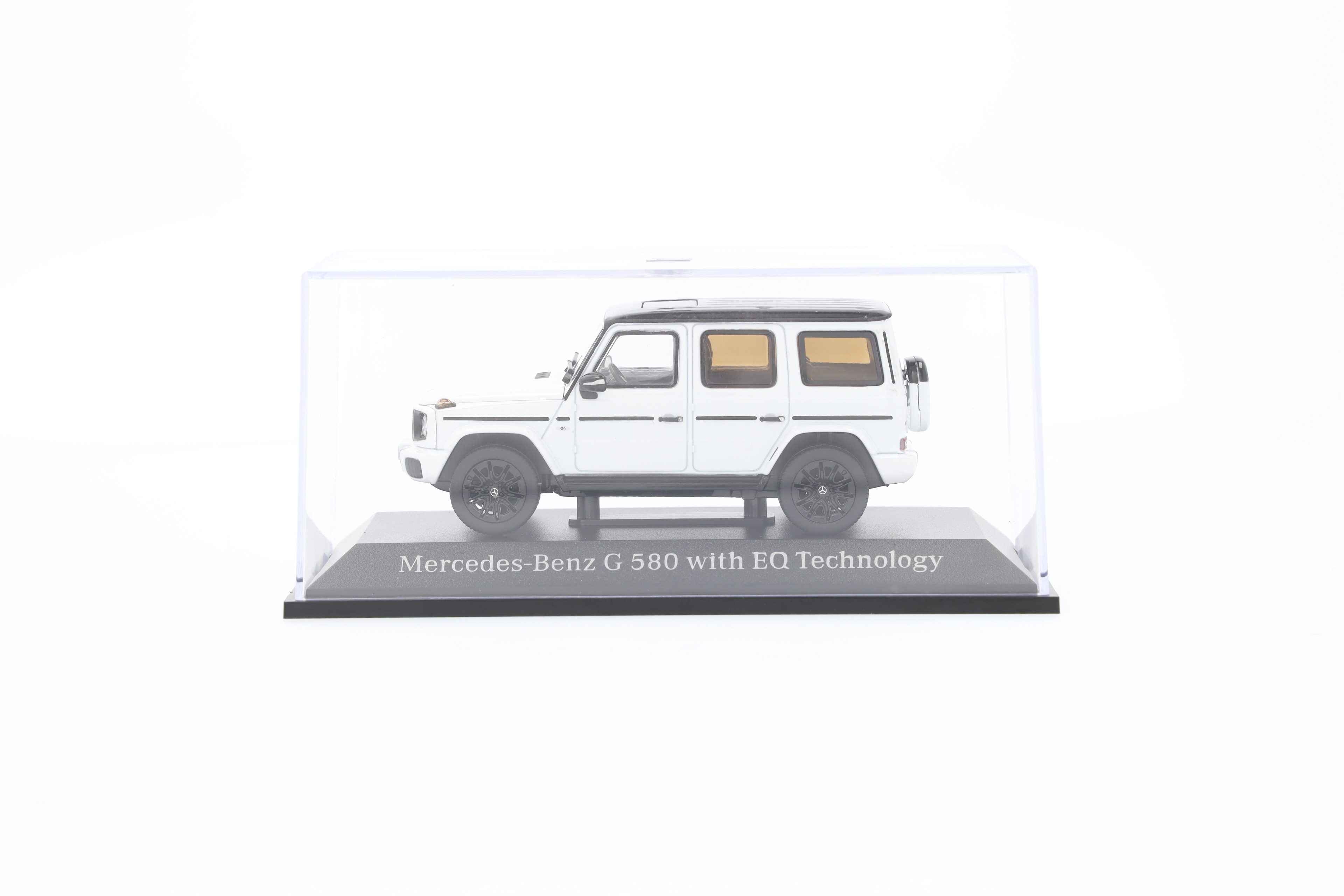 G 580 with EQ Technology, Samochody terenowe, AMG Line, N465 - MANUFACTORY biel opalitu bright, Norev, 1:43