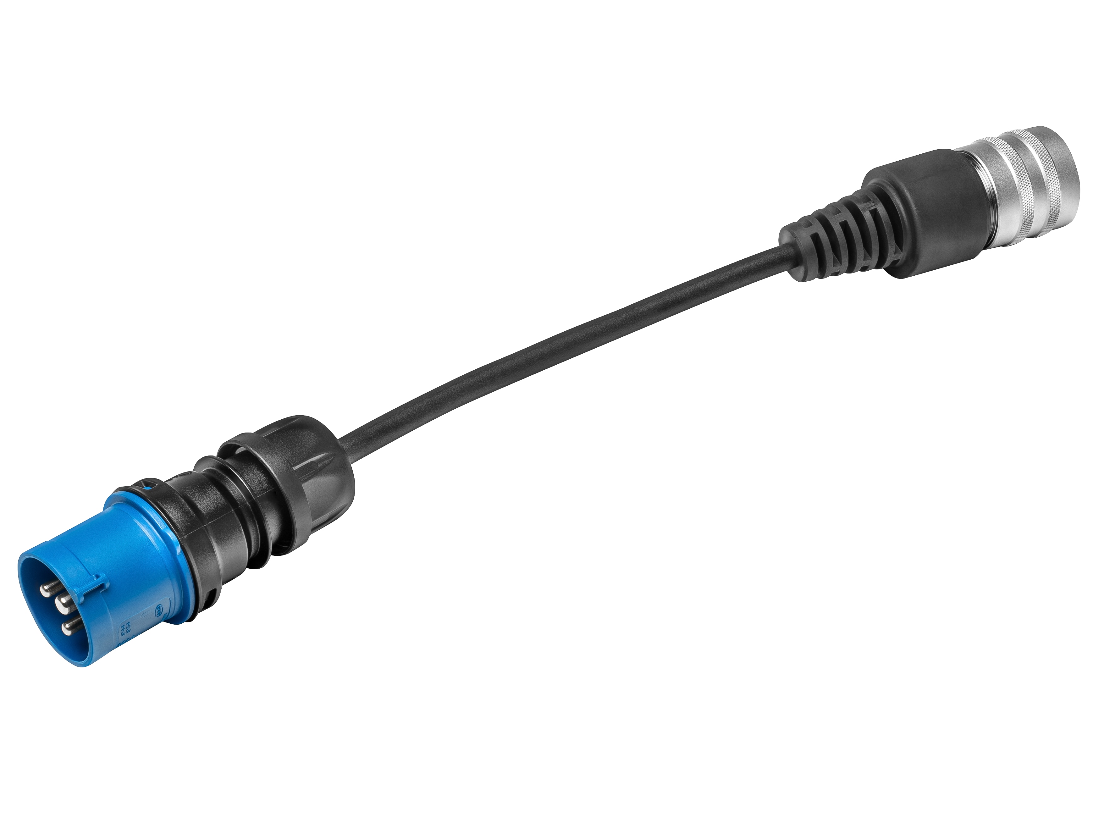 Elastyczny system ładowania, Adapter, CEE 16/1-fazowy - czerń