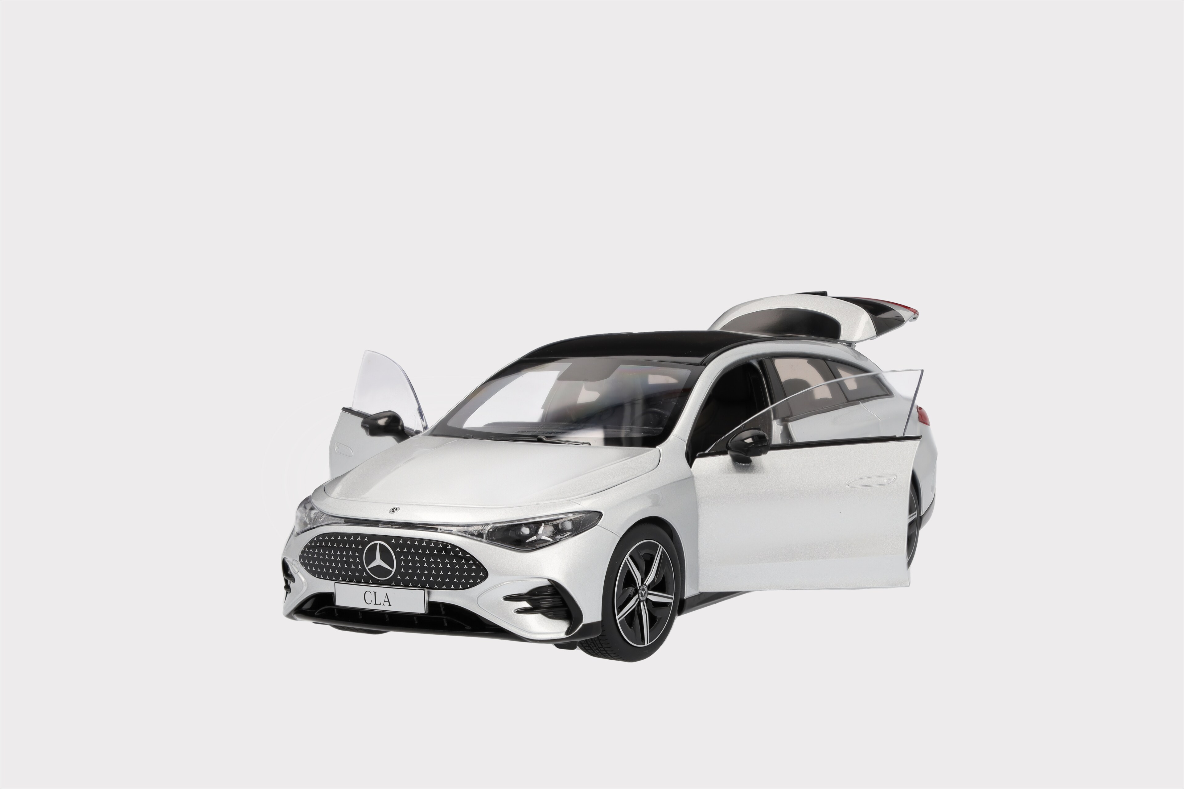 CLA, Shooting Brake, X174 - srebro hightech, NZG, 1:18