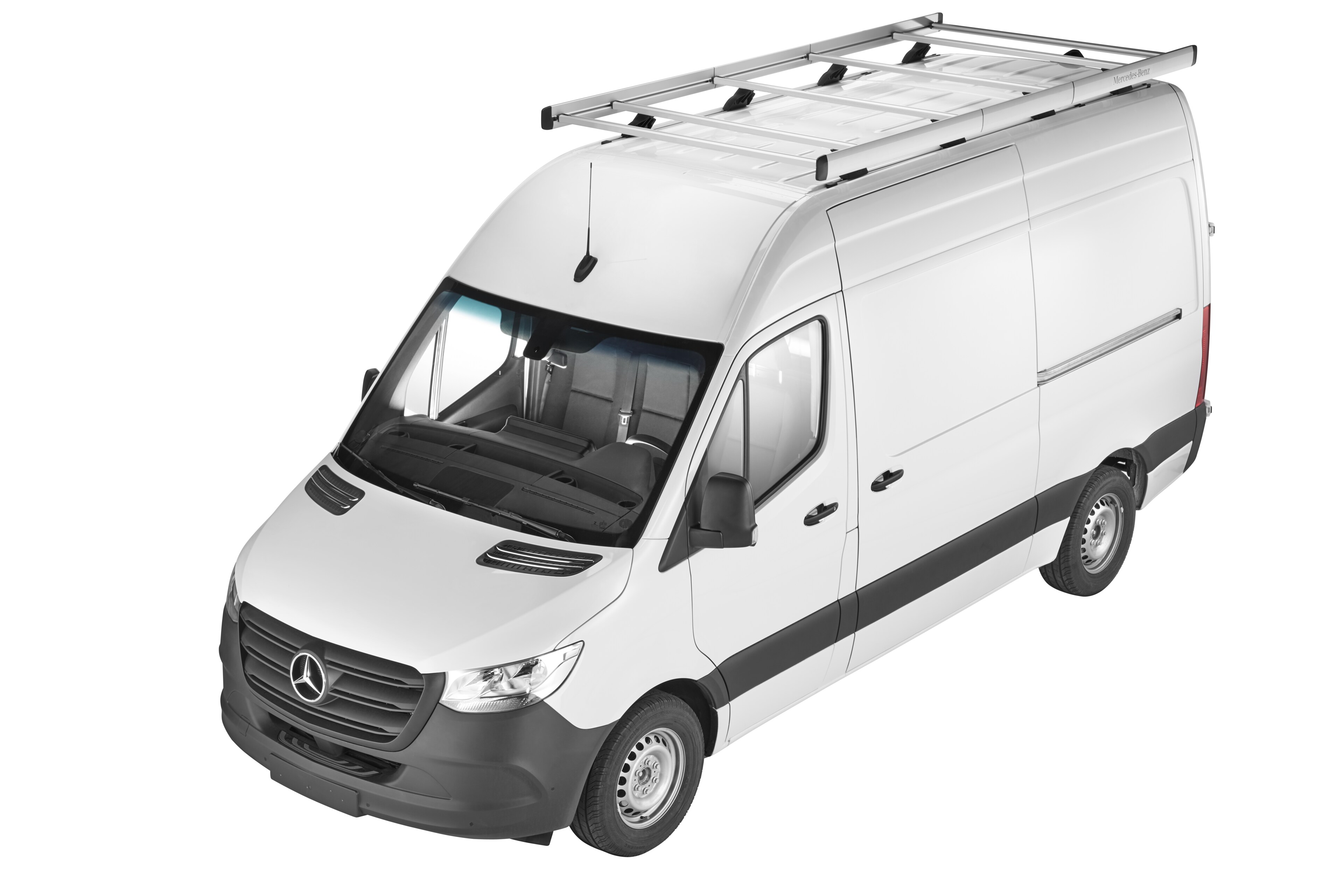 Kosz ładunkowy, A4, super-długi - aluminium / stal / tworzywo sztuczne, srebrny / czerń