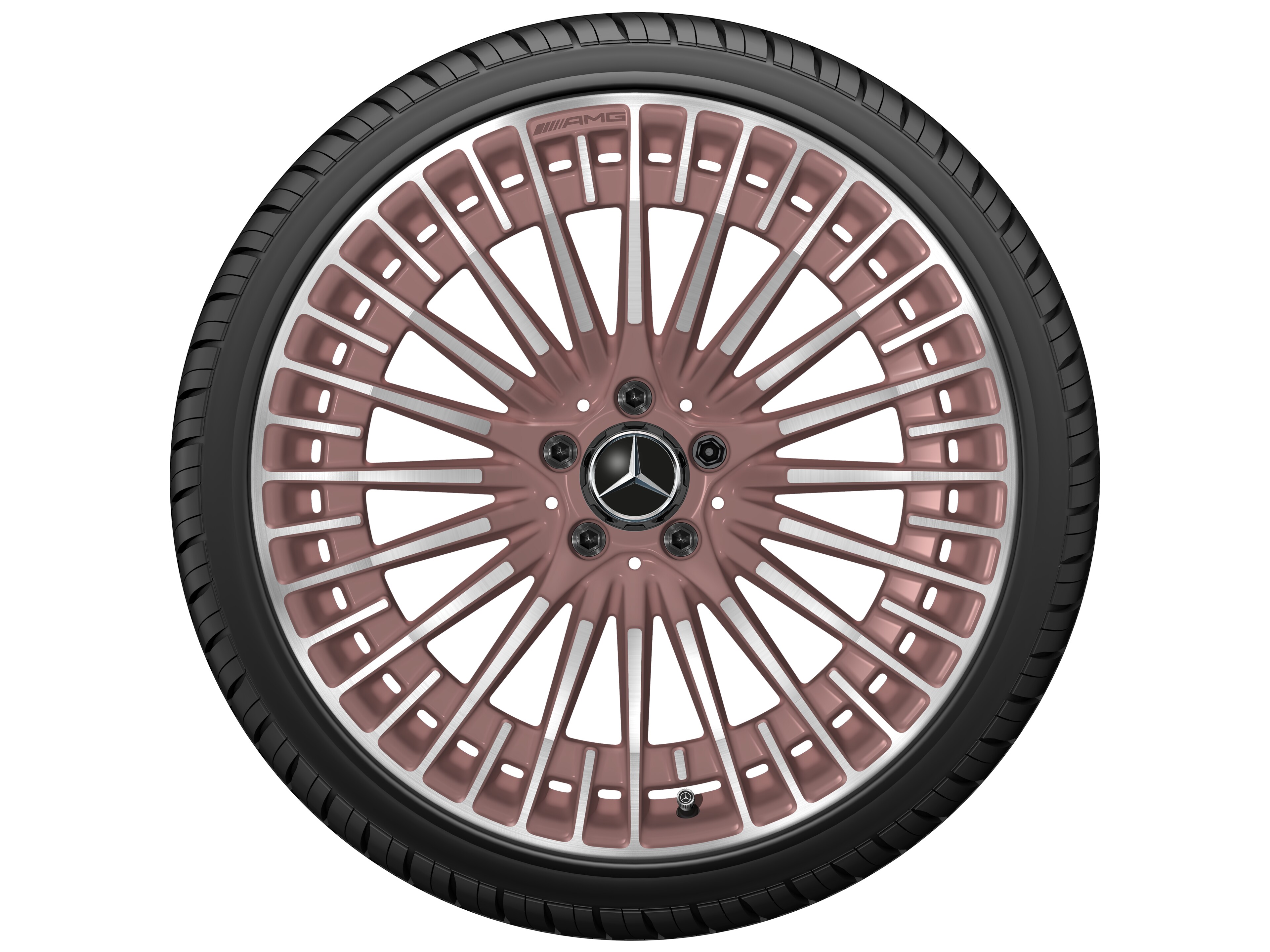 Wieloramienna obręcz koła AMG, 50,8 cm (20 cali) - 8,5 J x 20 ET 50,5, miedziany