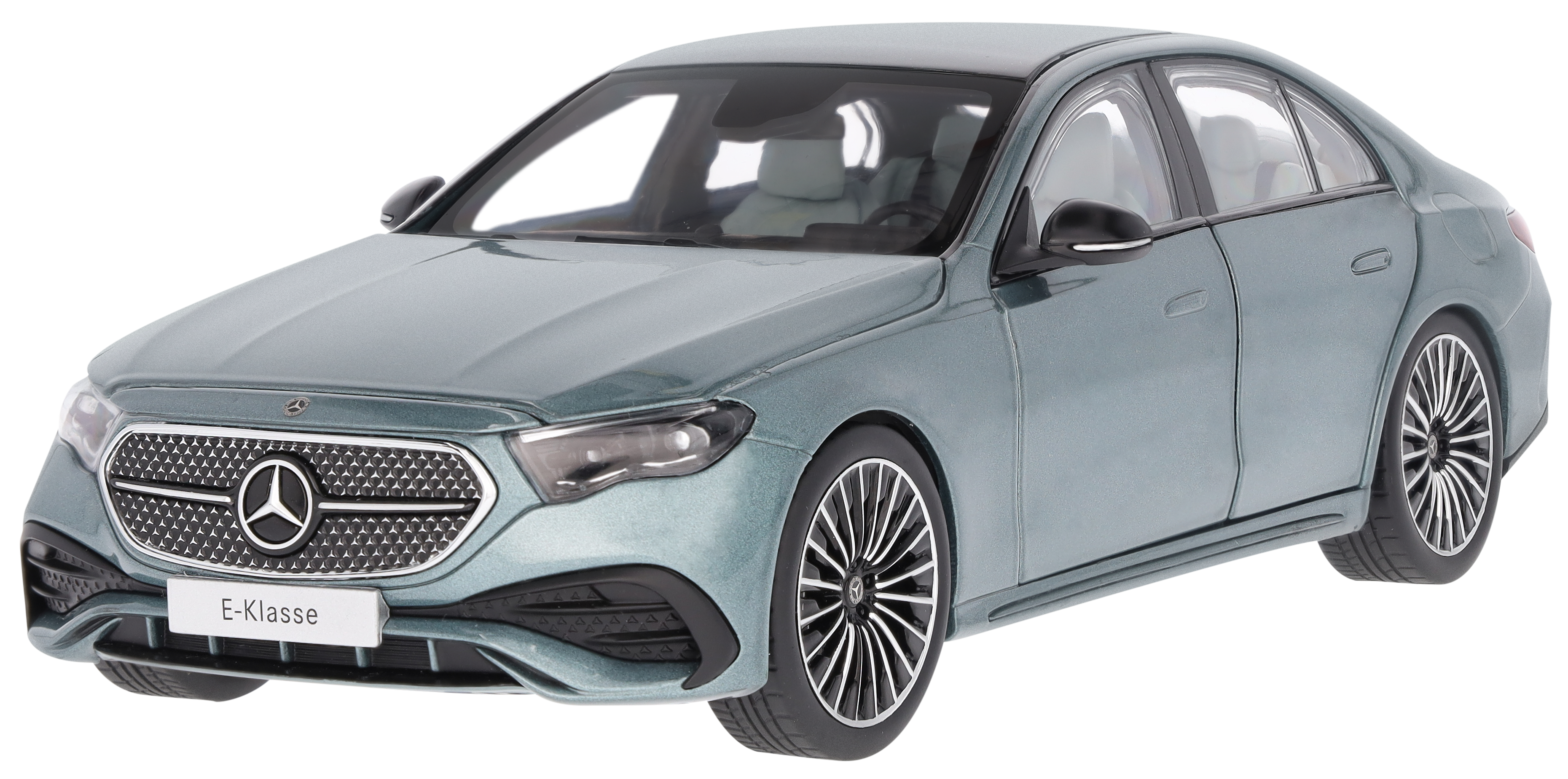 Klasa E, Limuzyna, AMG Line, W214 - verde silver, iScale, 1:18