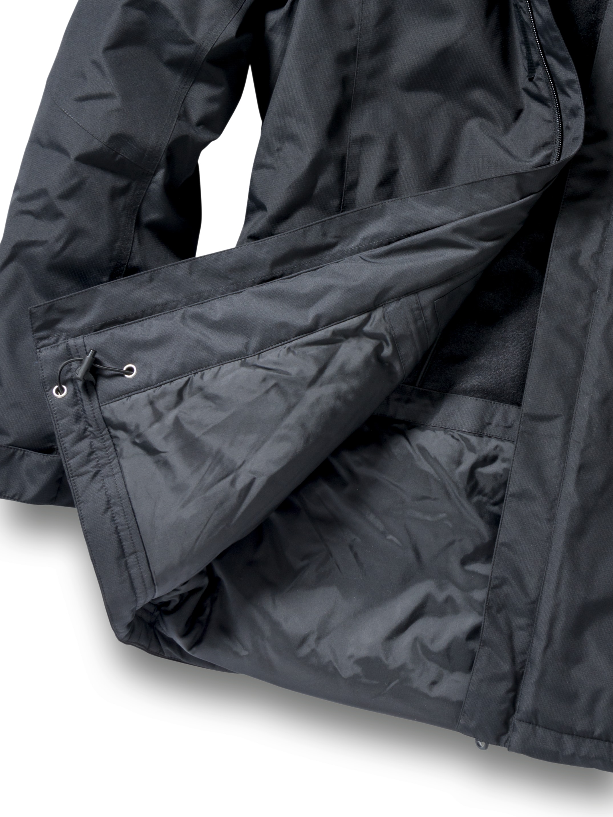 Męska parka zimowa - czerń, XL