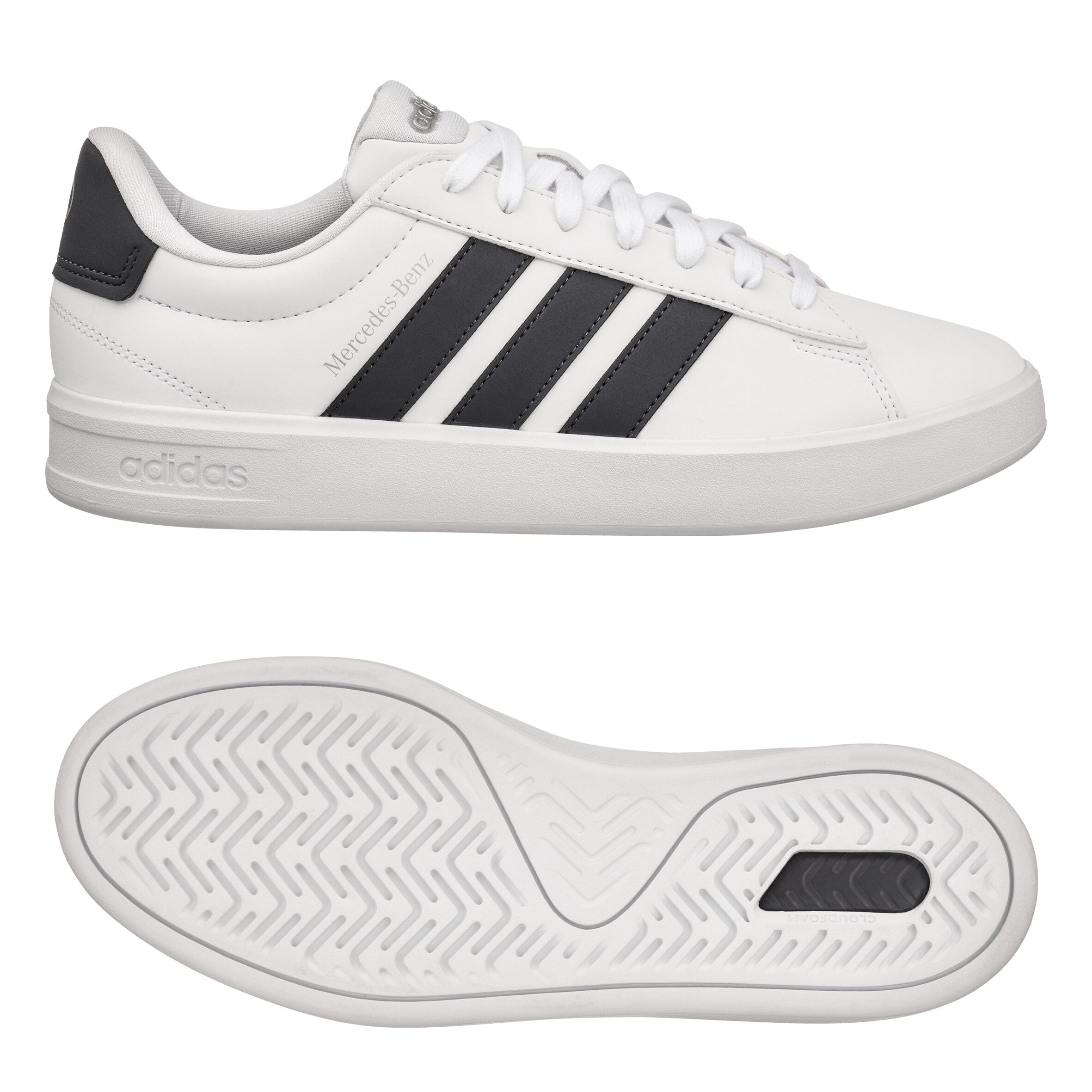 Sneakersy, Grand Court - biały, 9, adidas