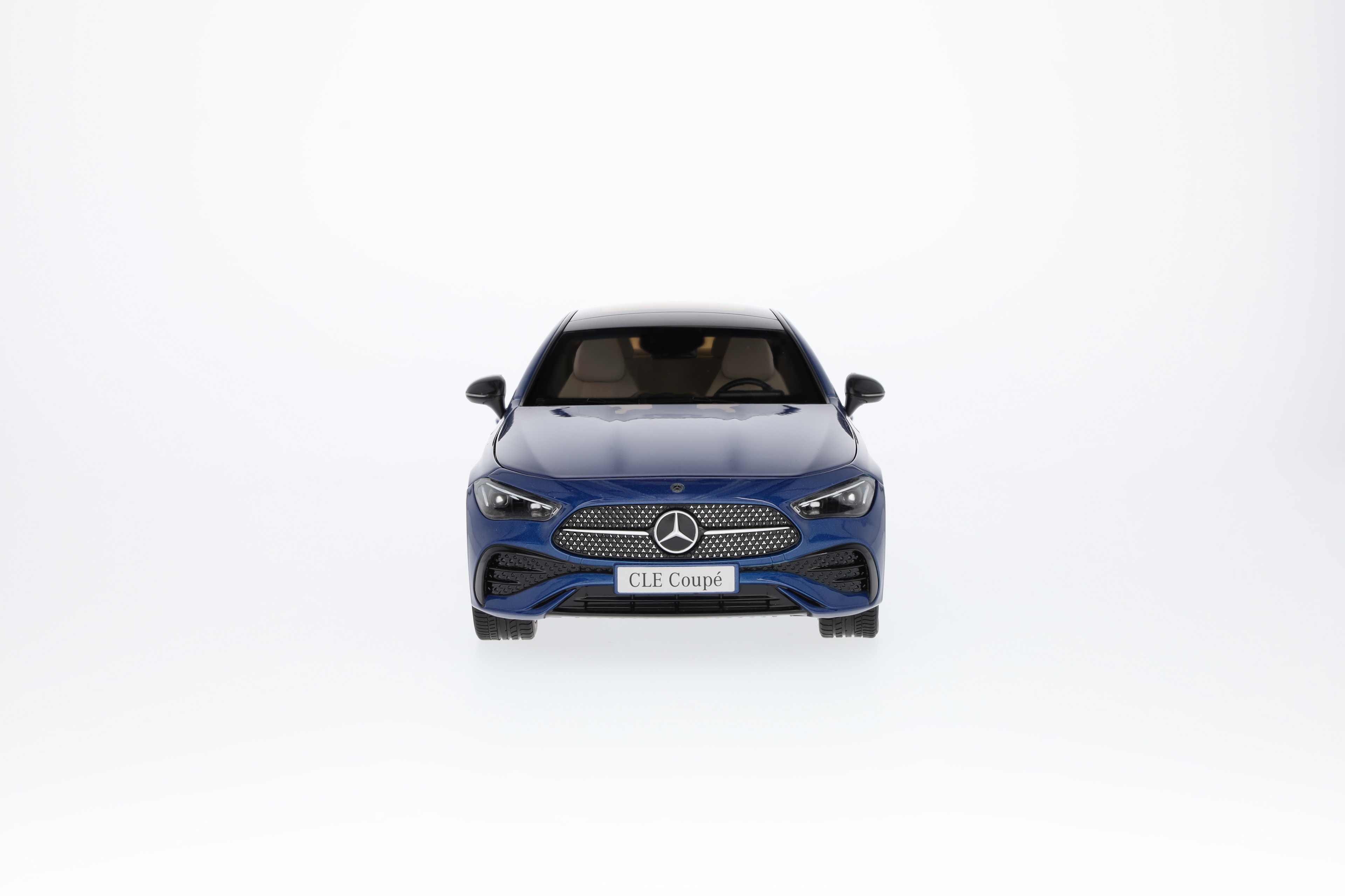 CLE Coupé, AMG Line, C236 - niebieski widmowy, Norev, 1:18