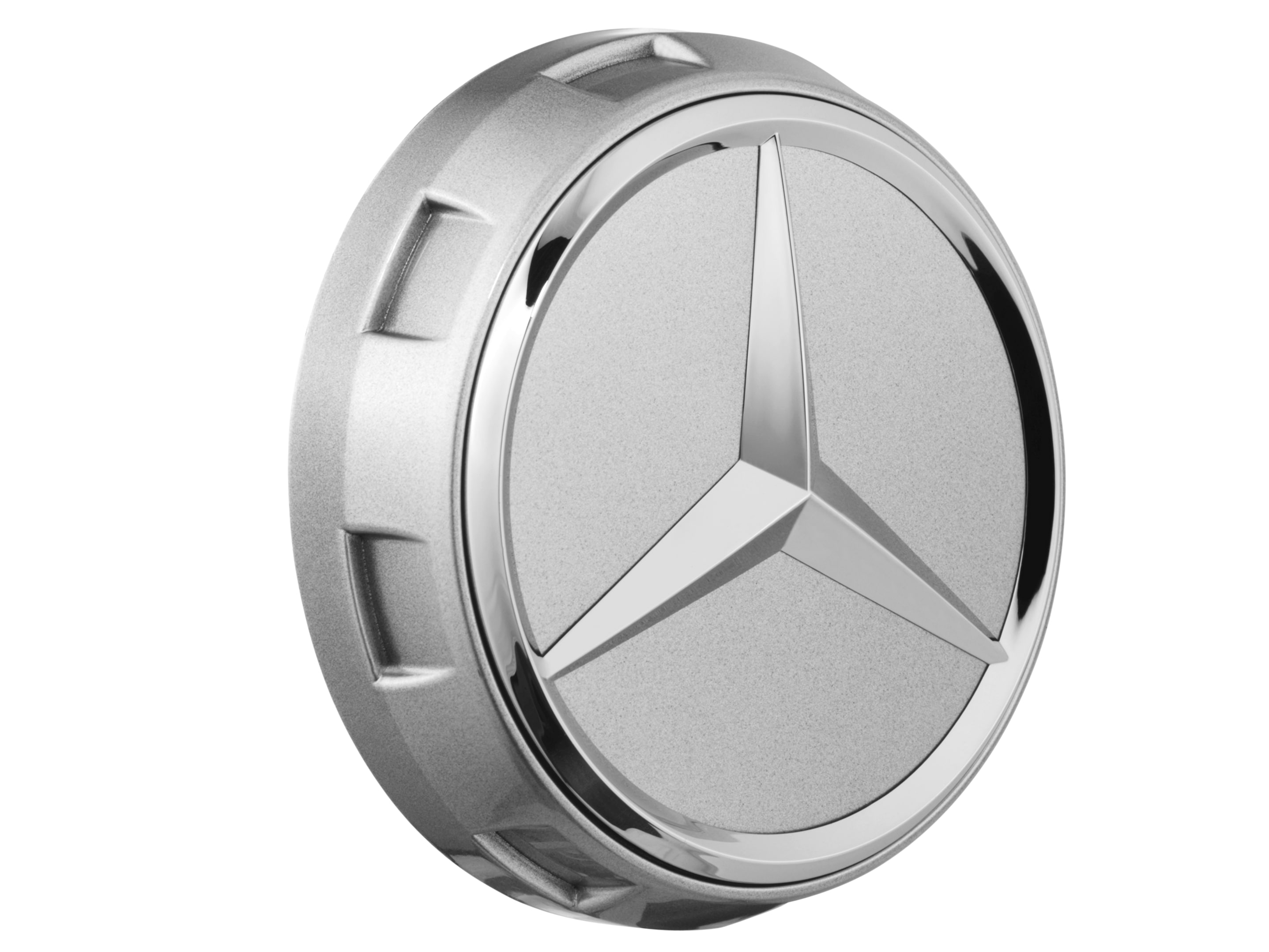 Osłona piasty koła AMG, ze stylizacją na centralne mocowanie, Do otworu centrującego o średnicy 71,8 mm - chromeshadow dark metallic