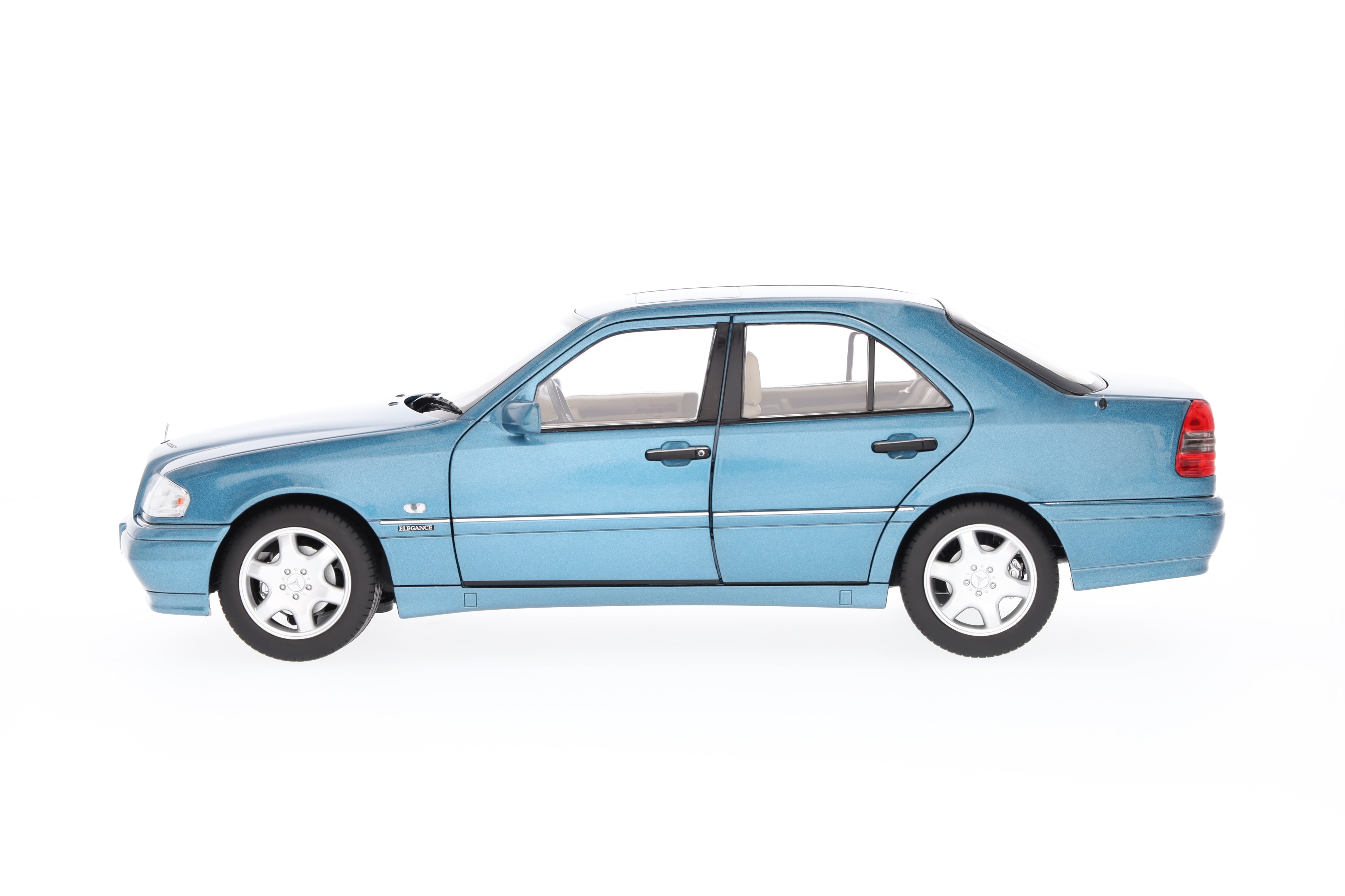 C 200 limuzyna W 202 (1997-2001) - niebieski akwamaryn, Norev, 1:18