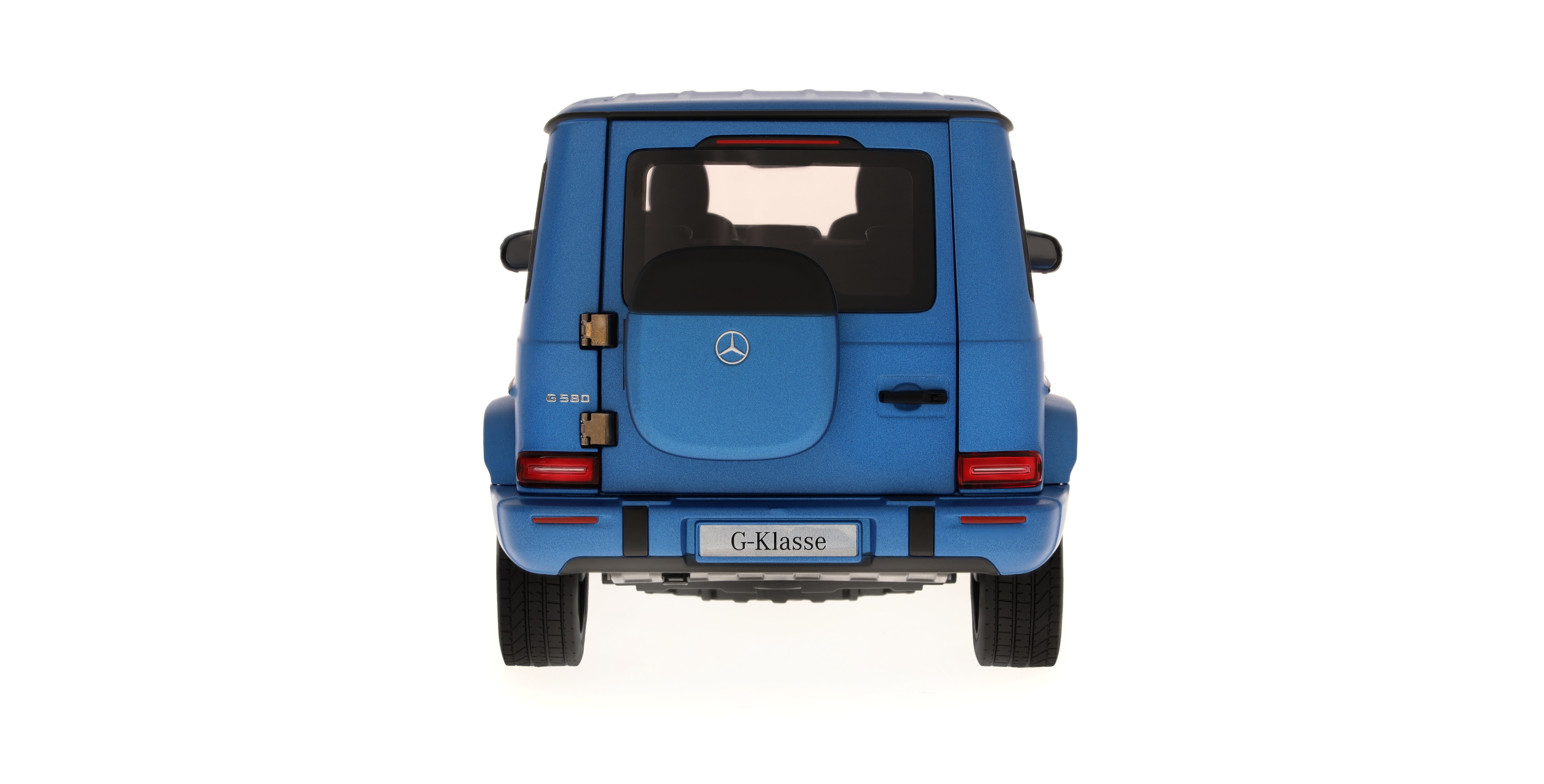 G 580 with EQ Technology, Samochody terenowe, AMG Line, N465 - MANUFACTORY south sea blue mango, Norev, 1:18